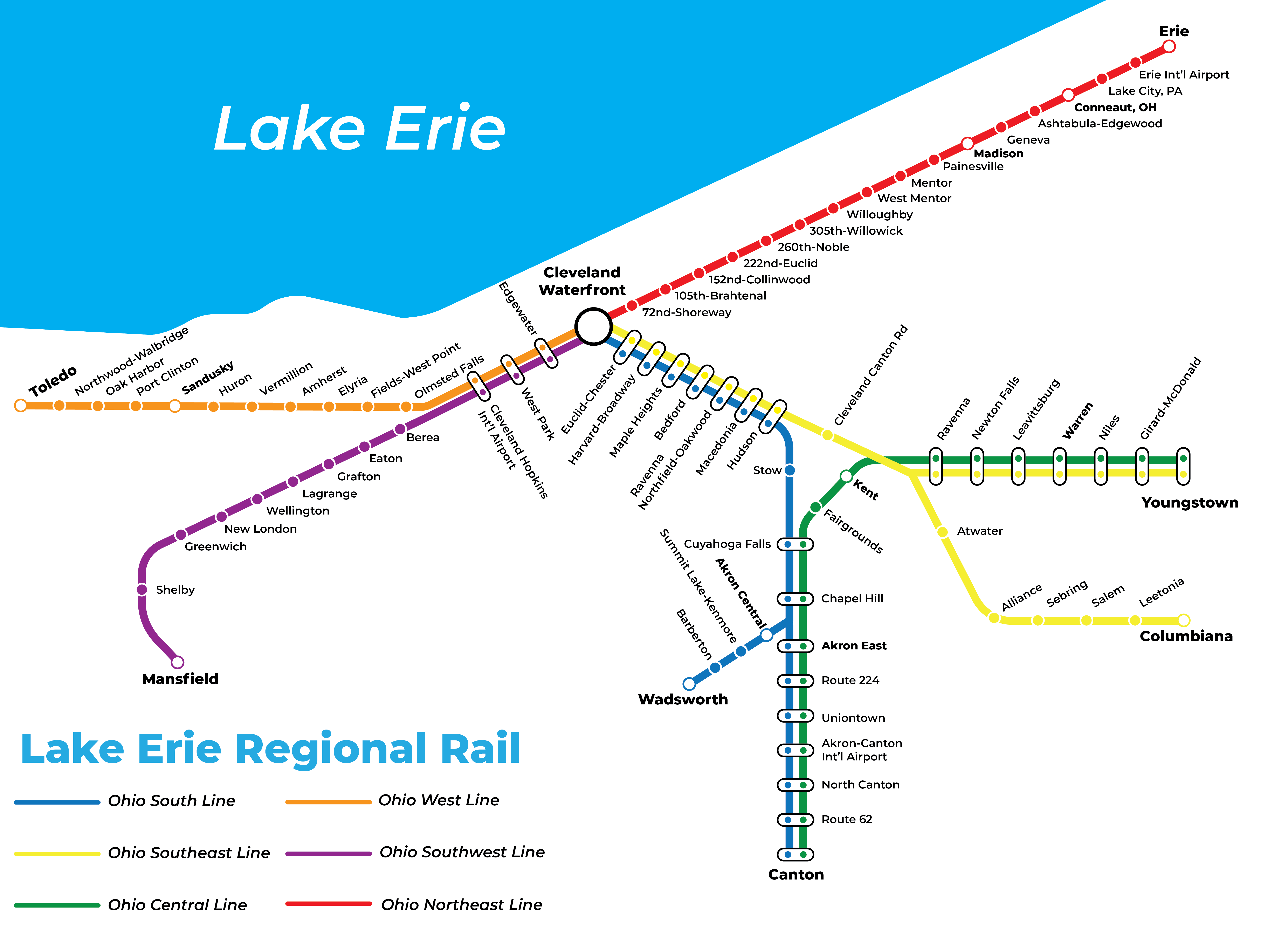 Lake Erie Regional Rail, my project to bring regional rail service to