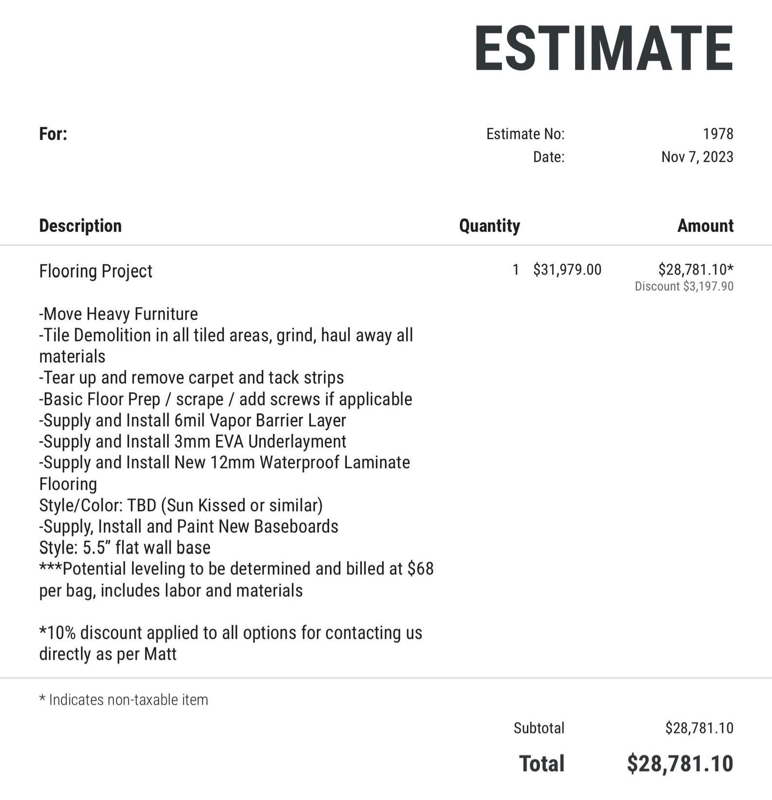 3100 sqft Laminate Flooring Estimate r/Flooring