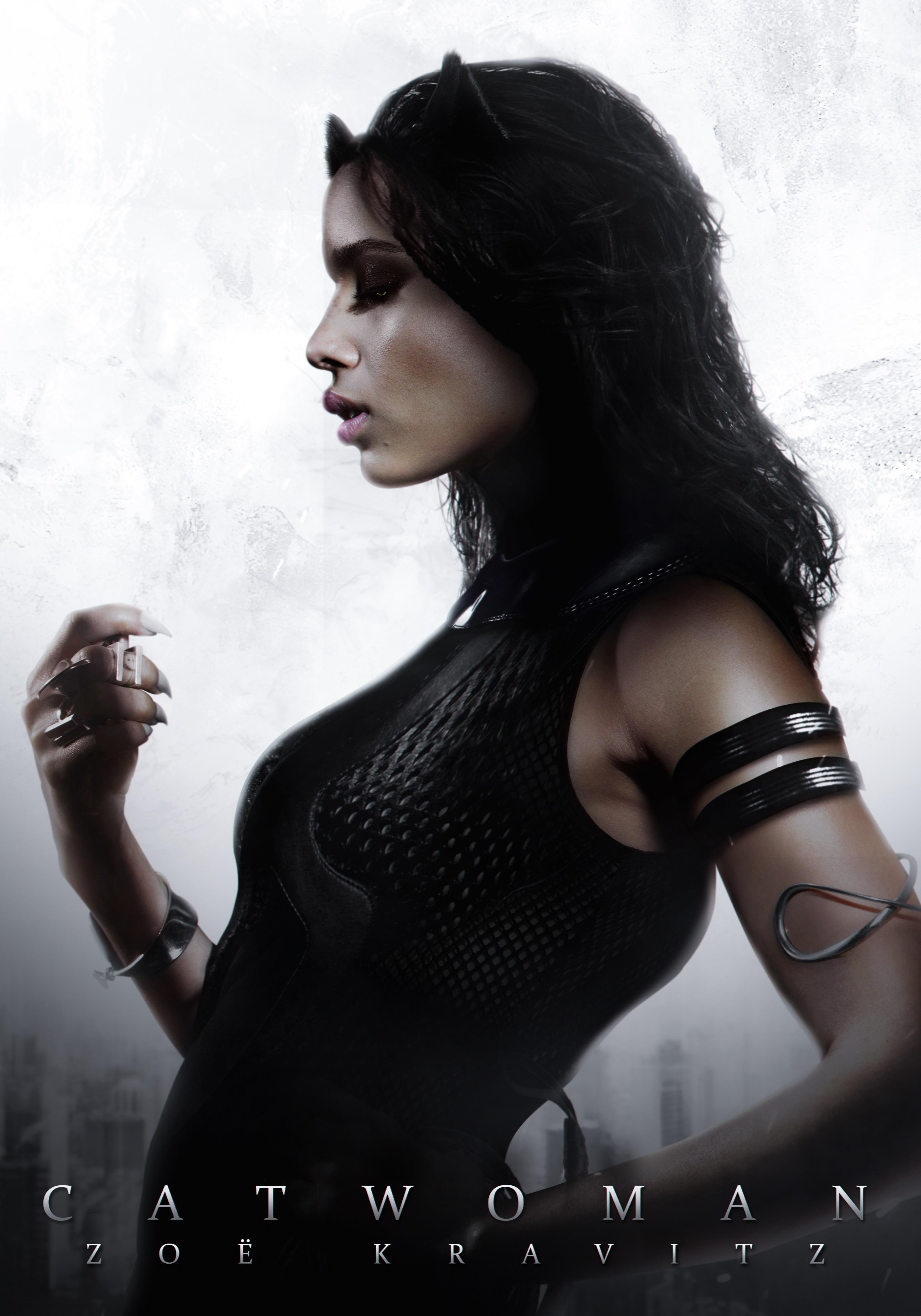 FANART Zoe Kravitz is officially cast as Catwoman, so here’s a poster