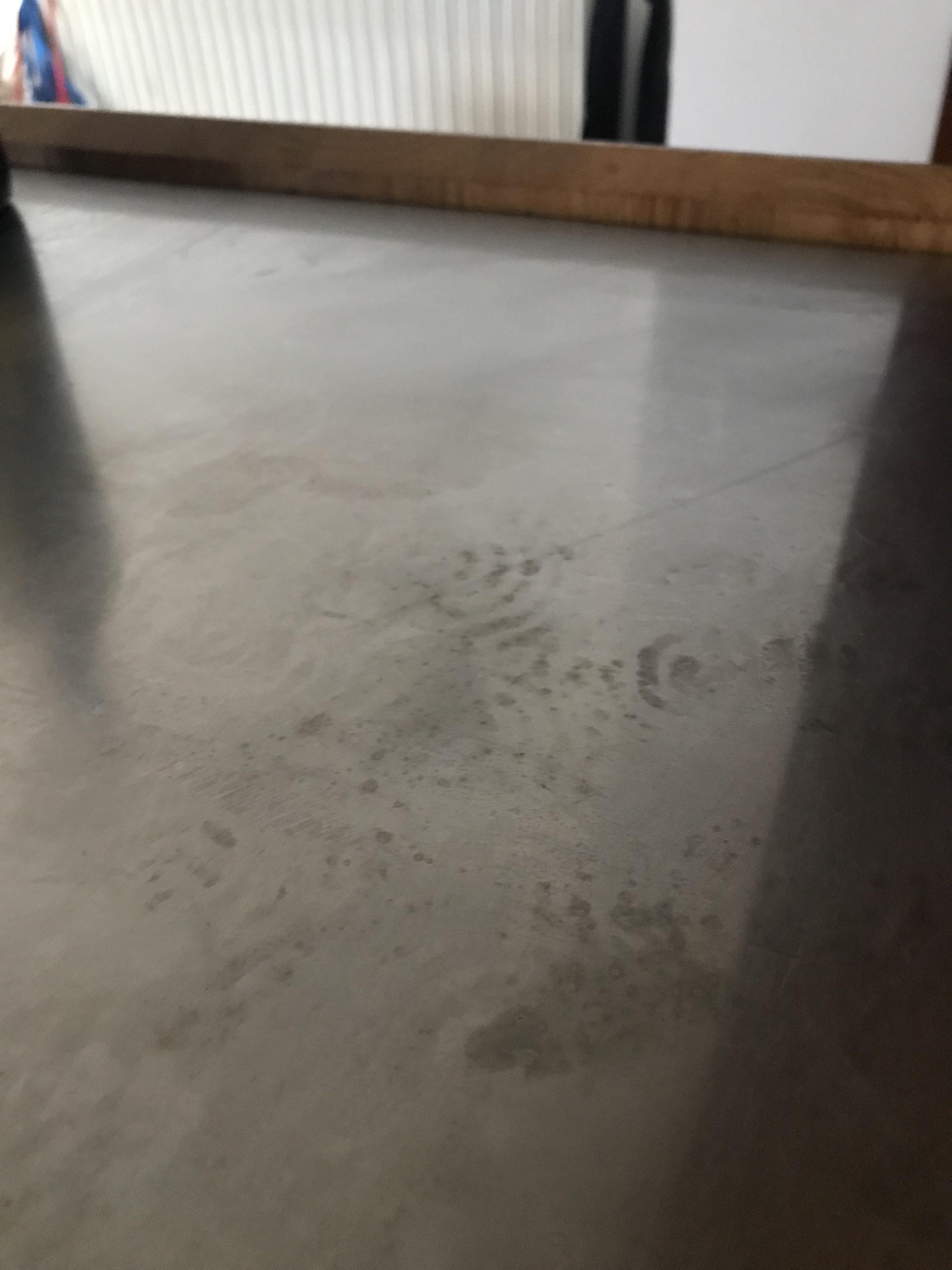 How do I clean this dark spots on my aluminum kitchen No idea