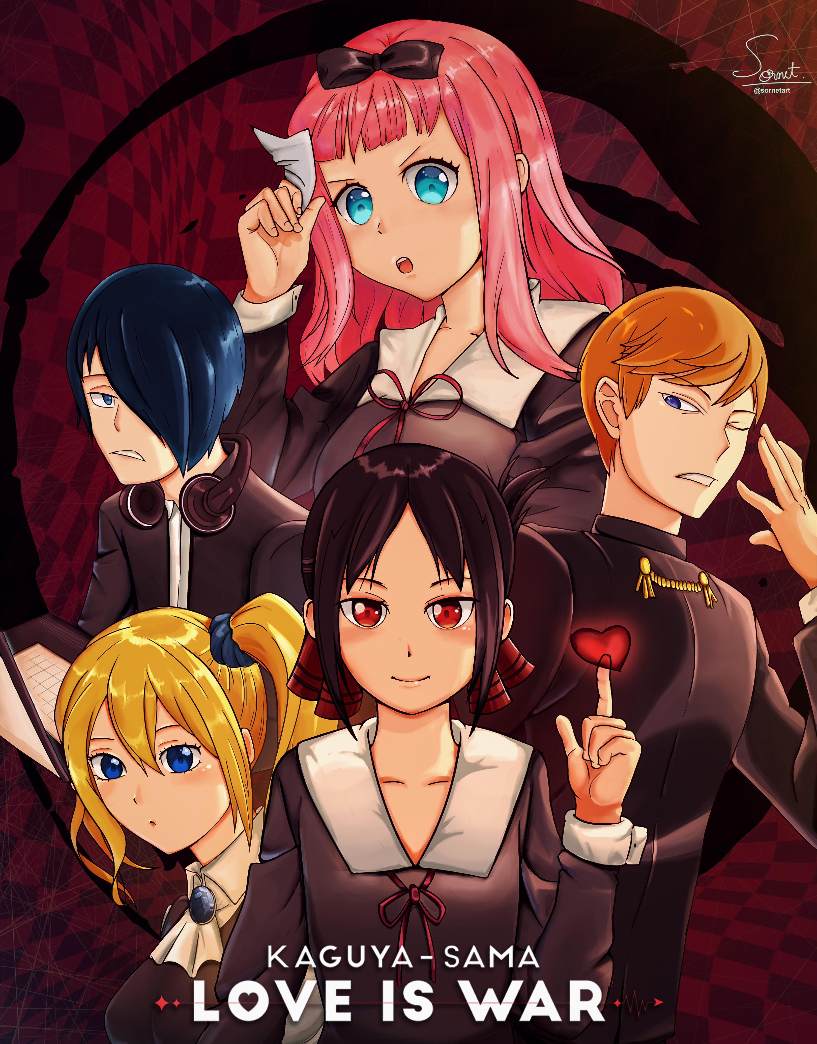 Love is War Poster Concept. Painted in Ps, by me! Hayasaka