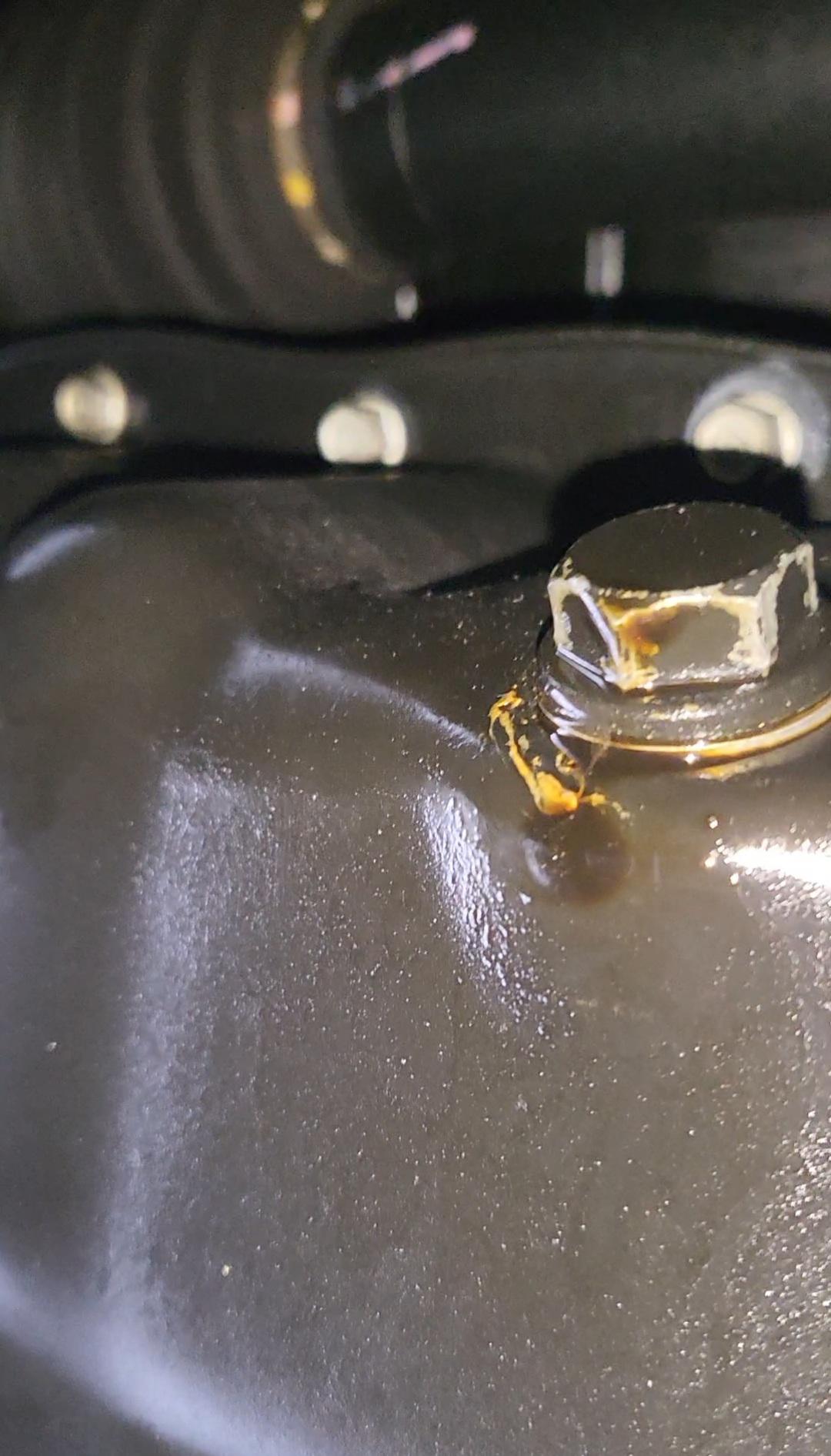 Found this crack on my oil pan, would Bluedevil Oil Stop leak help for