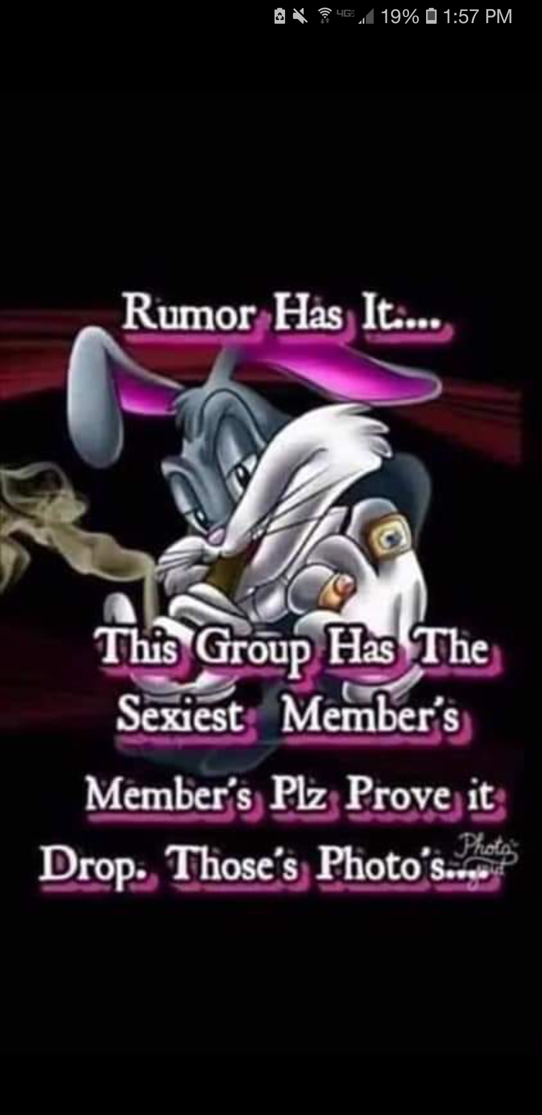 What is it about Bugs Bunny that makes people think "hardcore gangster