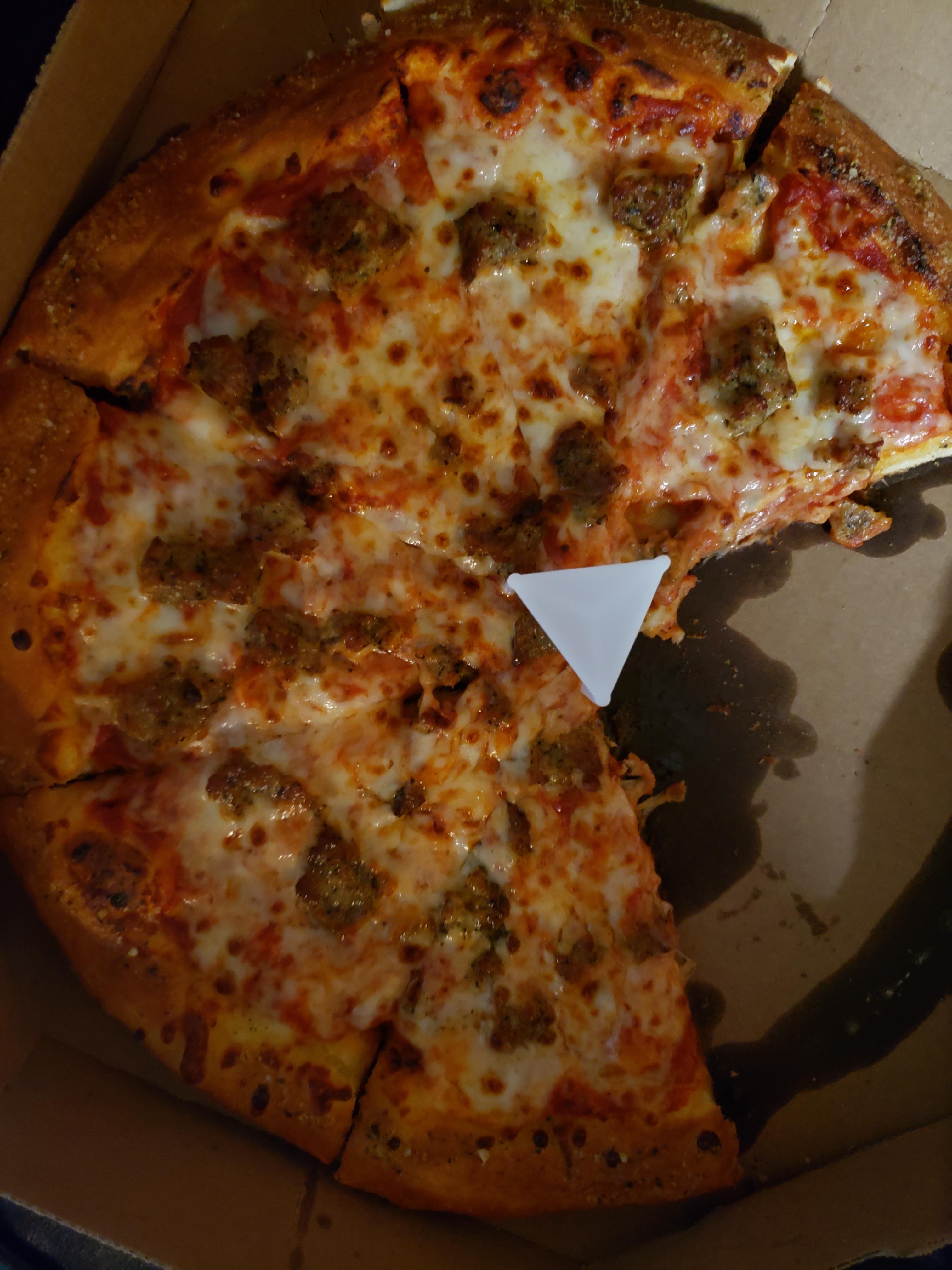 Extra sausage??? r/Dominos