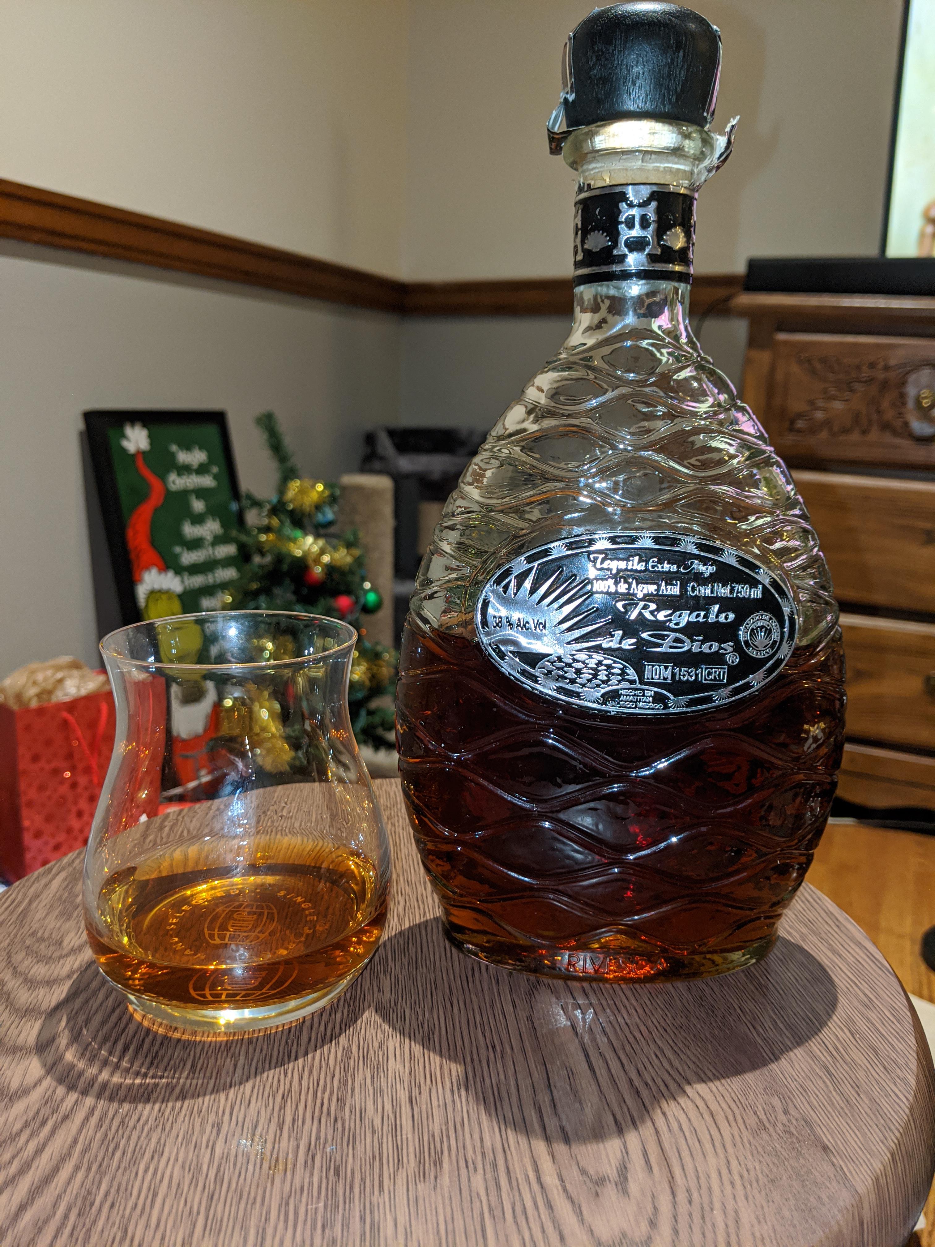 Tasting 1 Regalo de Dios extra Añjeo 38 r/tequila
