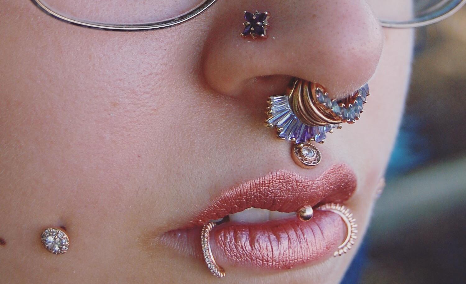 Y’all asked, here’s my personal setup! Paired nostrils/0g septum