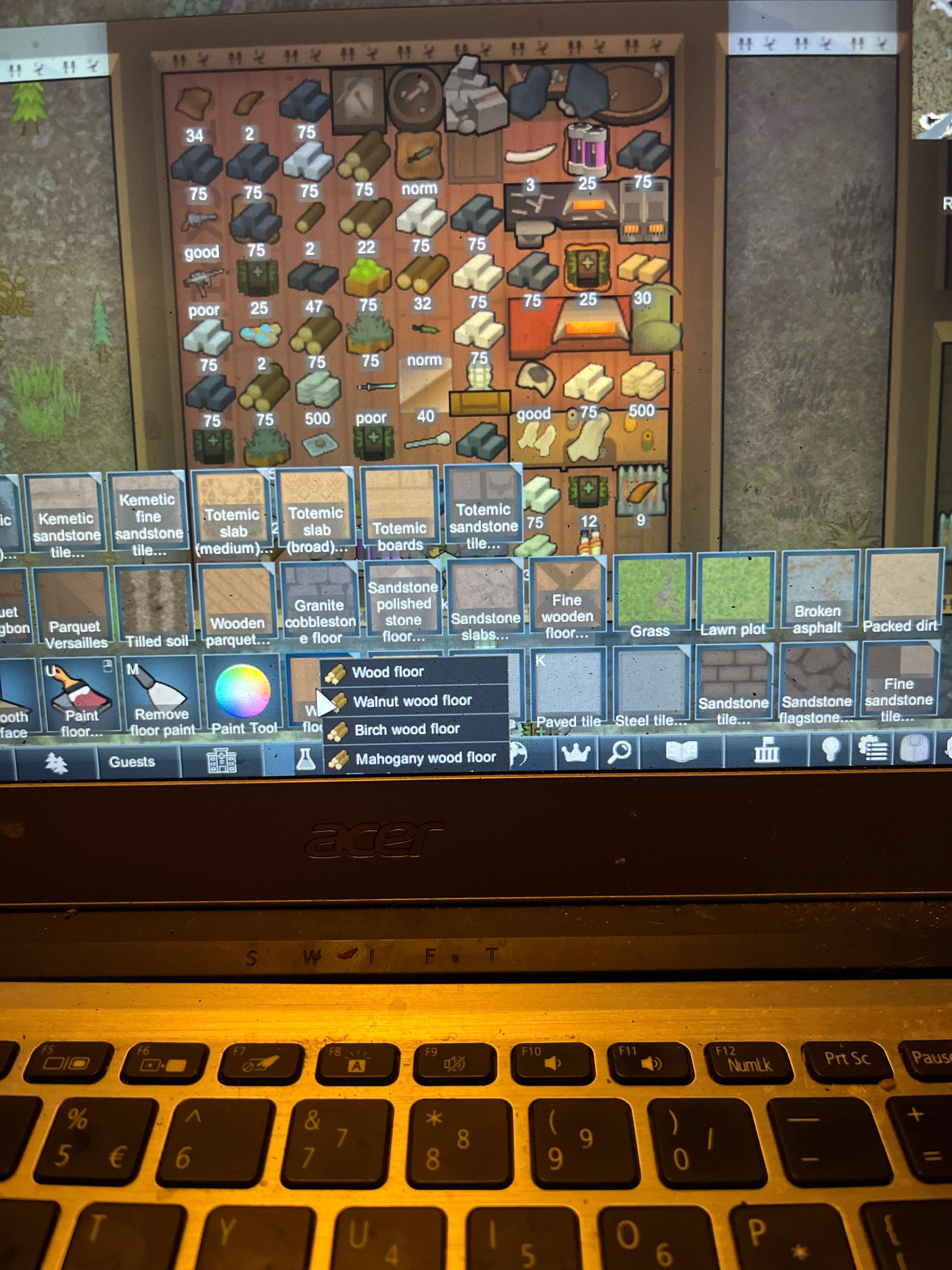 More vanilla wood floor color options r/RimWorld