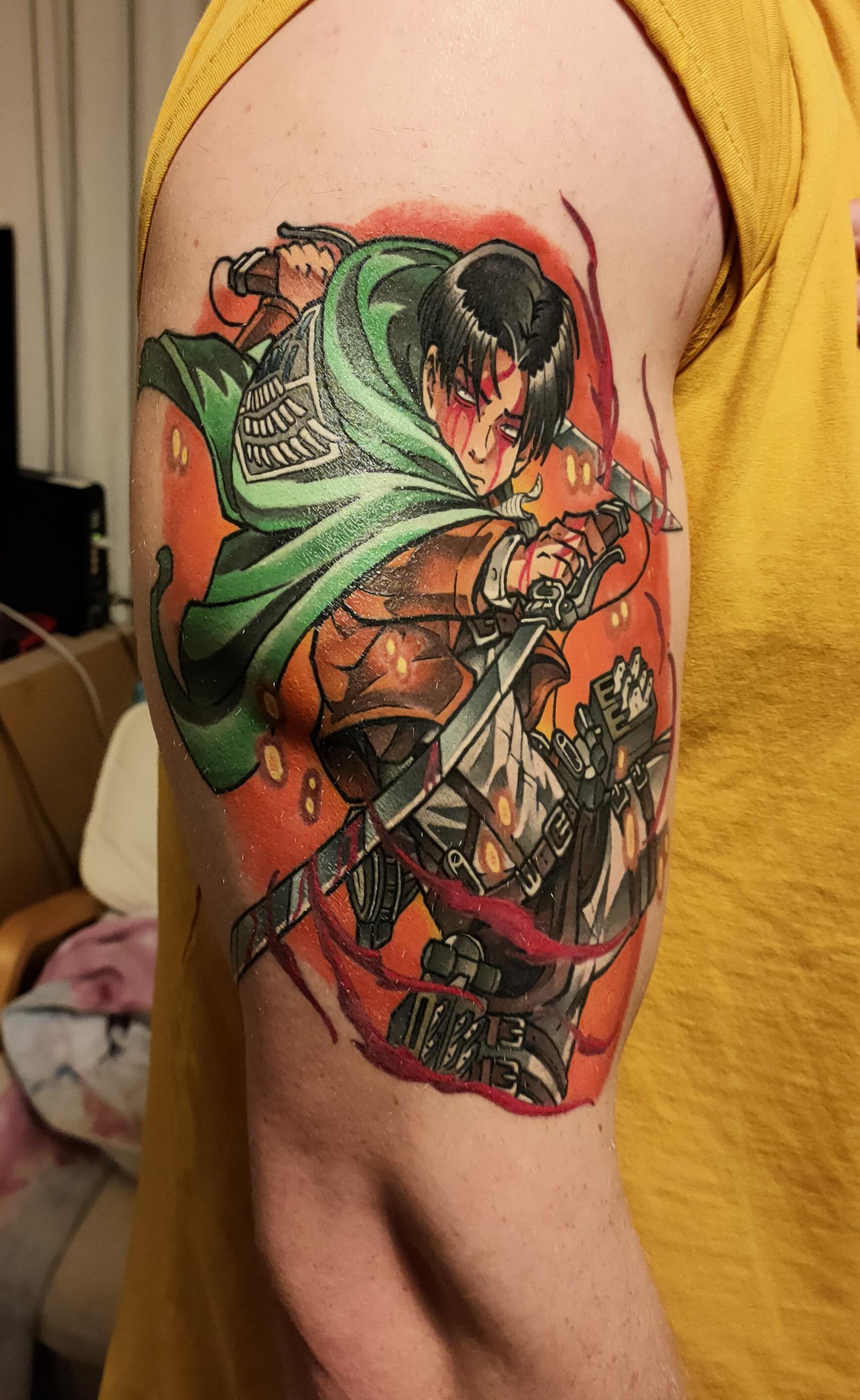 Attack On Titan Levi Tattoo