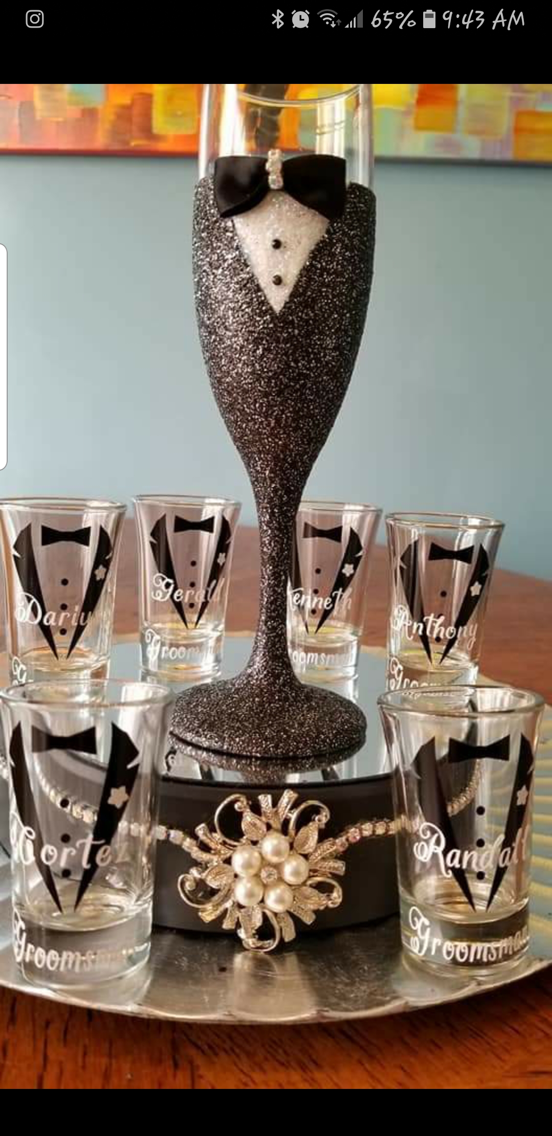 I made these Grooms shot glasses with my Cricuit Explore 2 😁 r/cricut