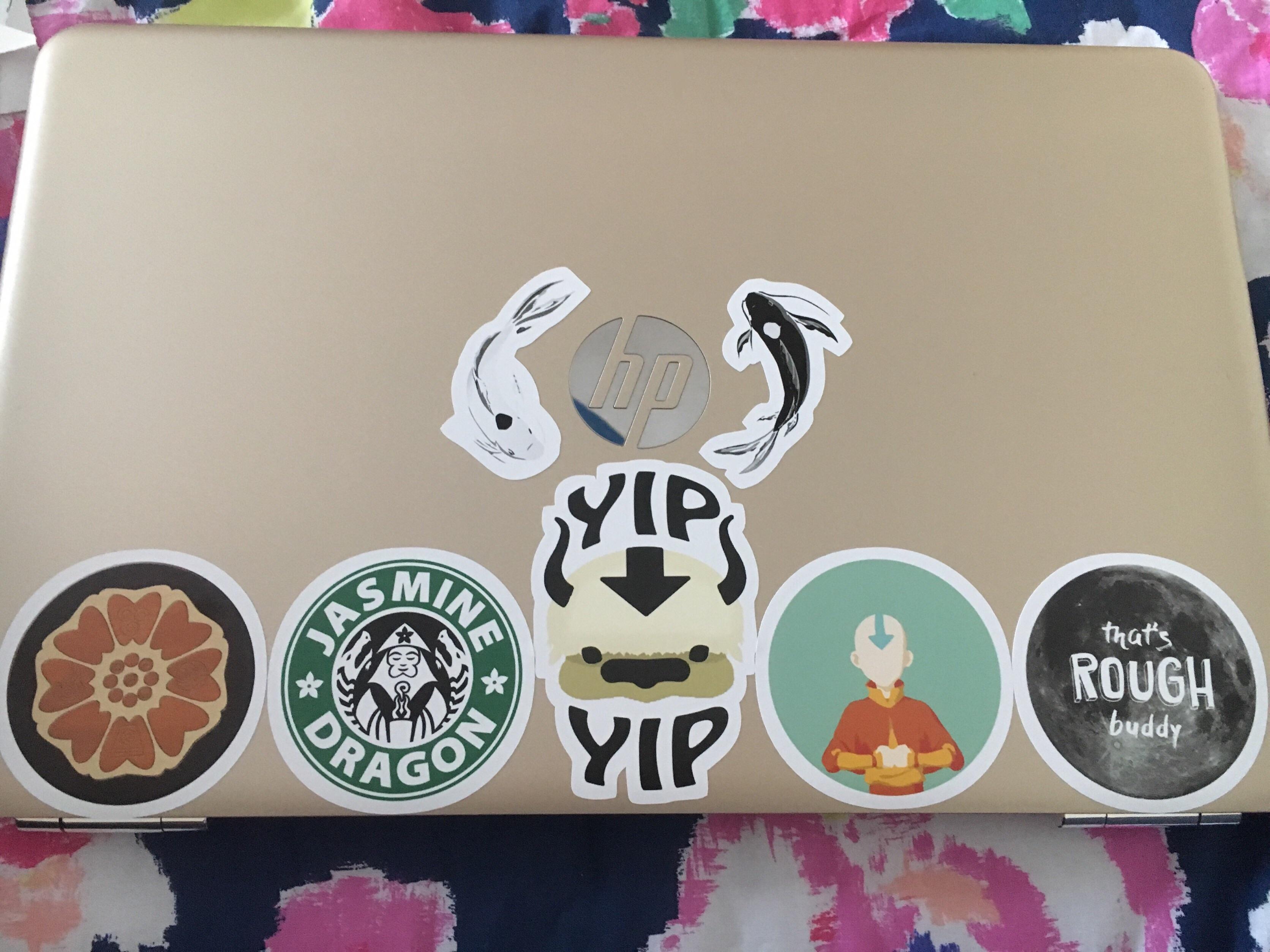 I got some new laptop stickers r/TheLastAirbender