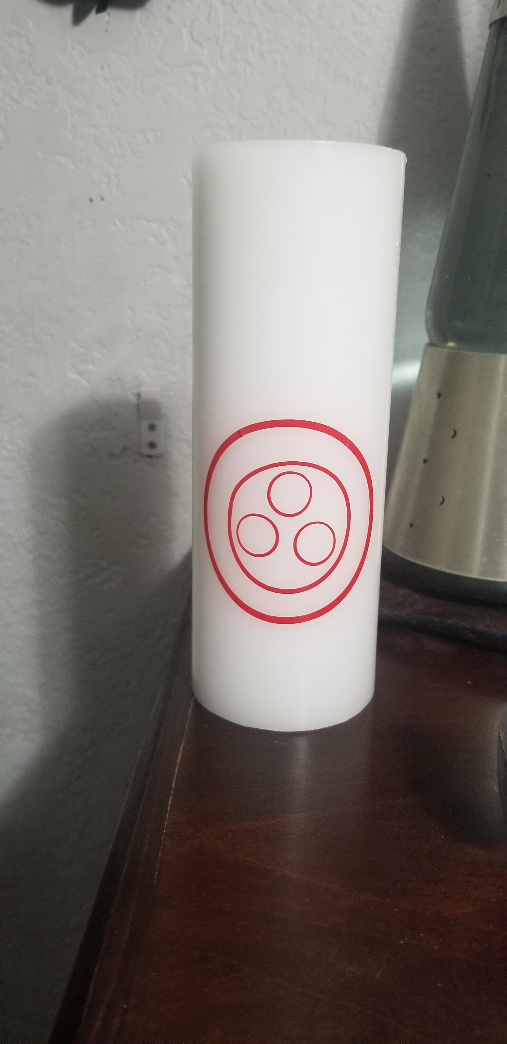 a holy candle my mom made inspired by silent hill 4 r/silenthill