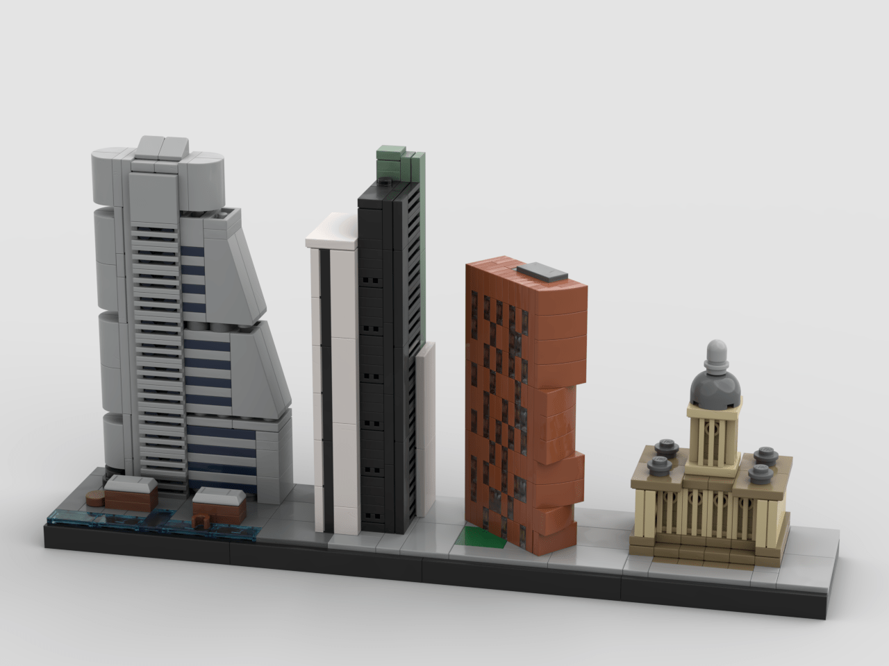 Just finished my Leeds Lego Skyline MOC. How did I do? r/Leeds