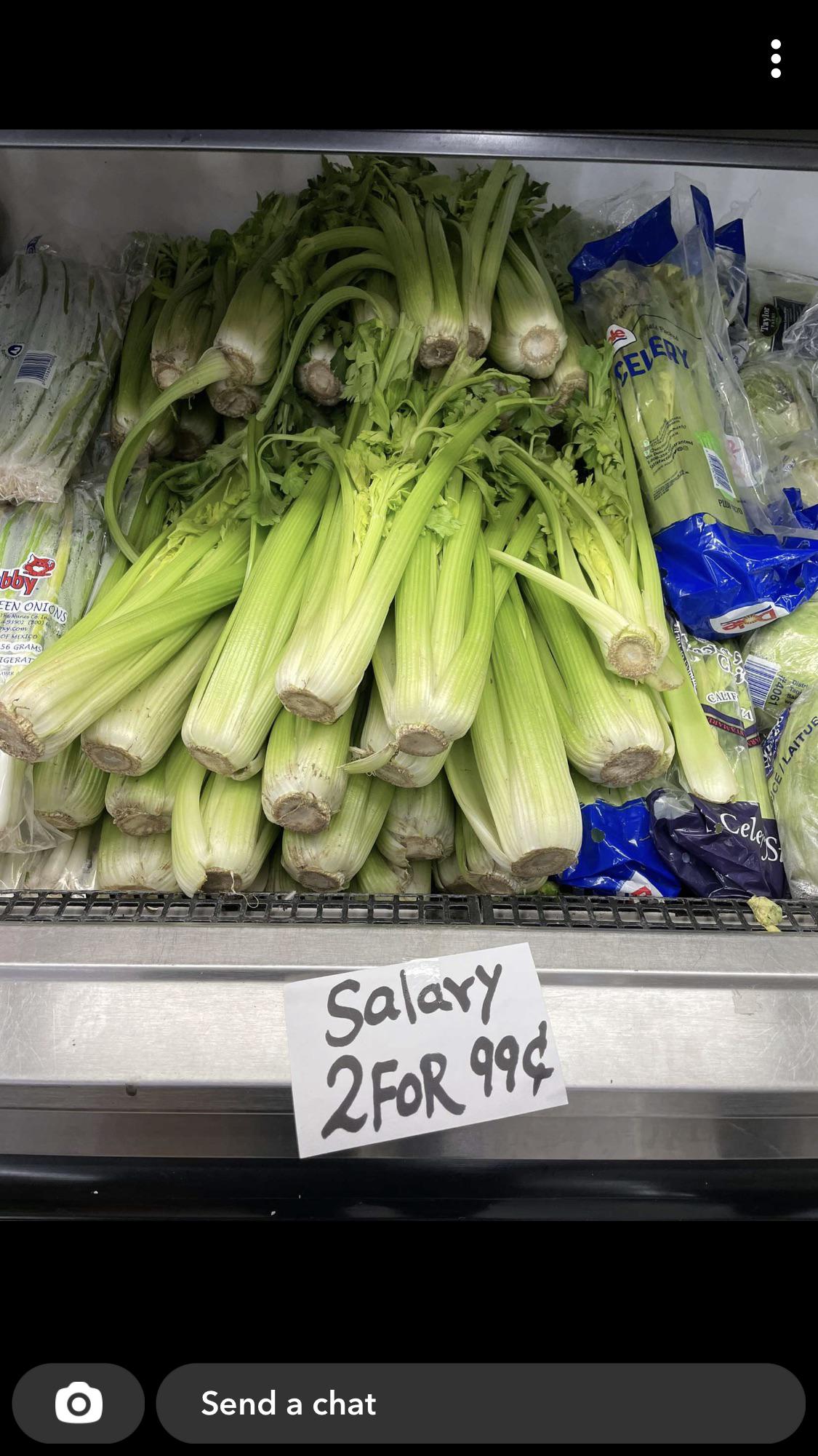 Salary Vegetable