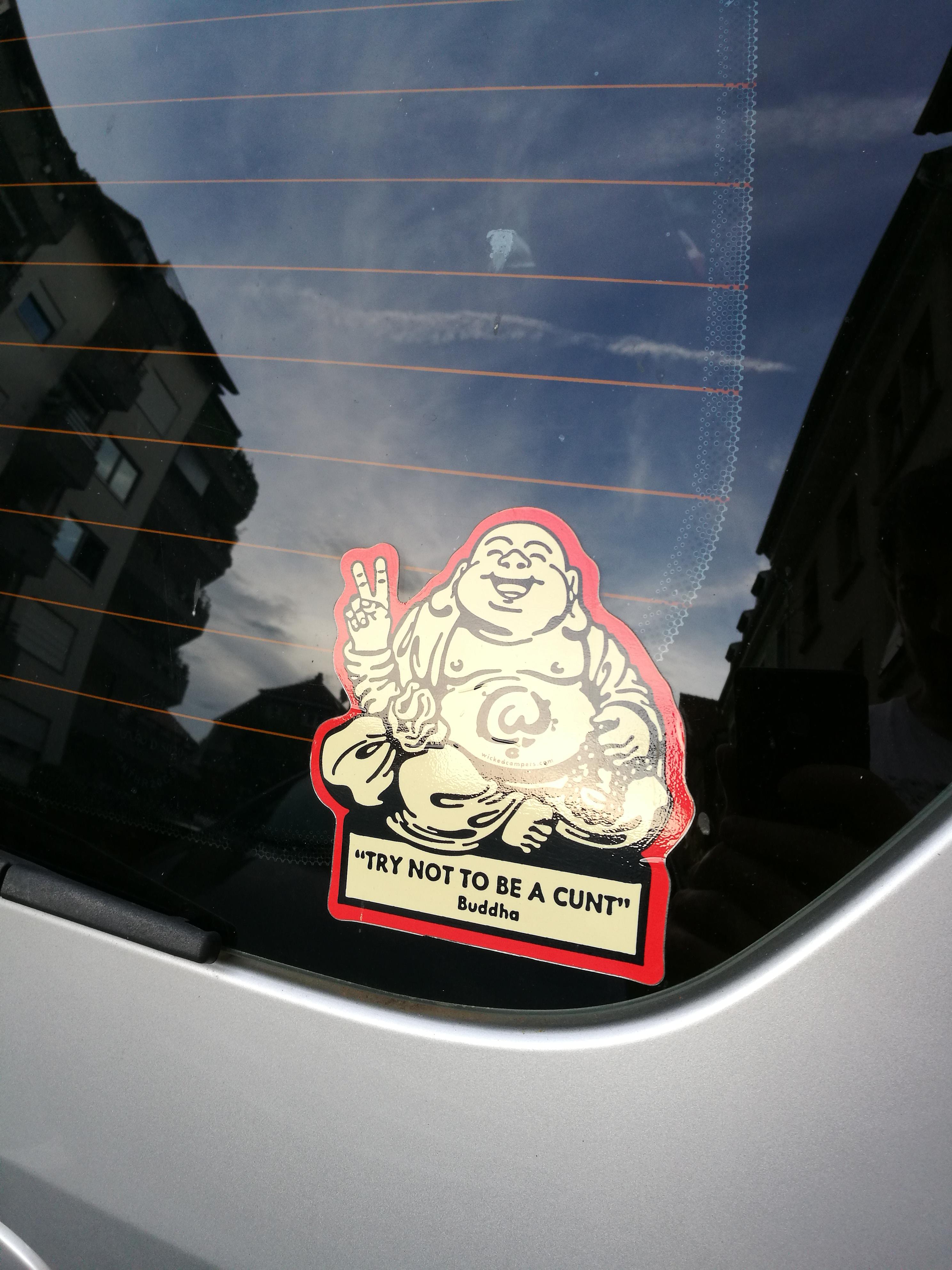 This bumper sticker funny