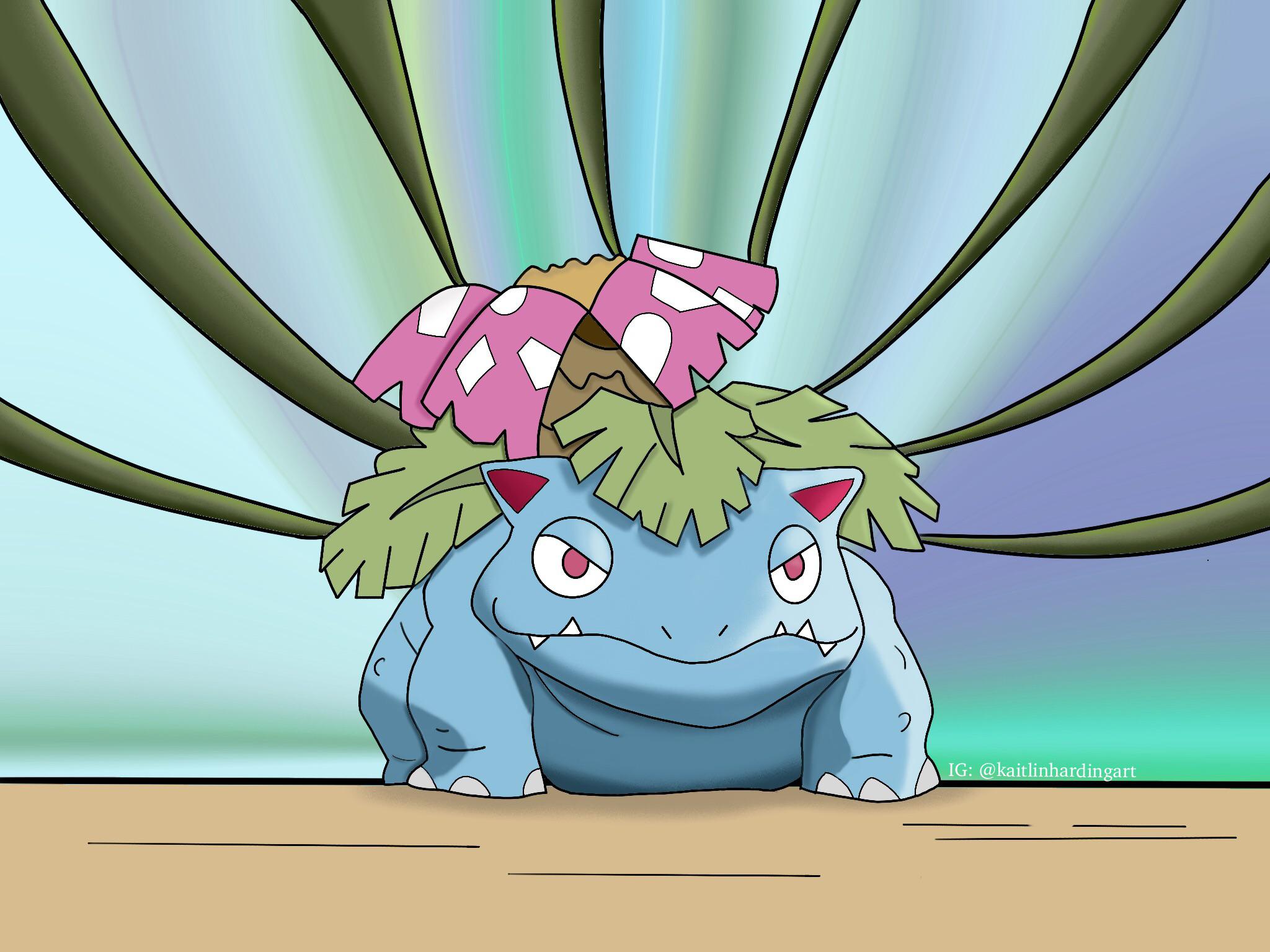 3/150 done! I’ve posted my Bulbasaur and Ivysaur already here so this