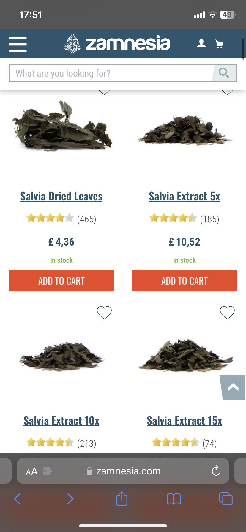 Is Zamnesia legit? They’re selling. Salvia I thought that was illegal
