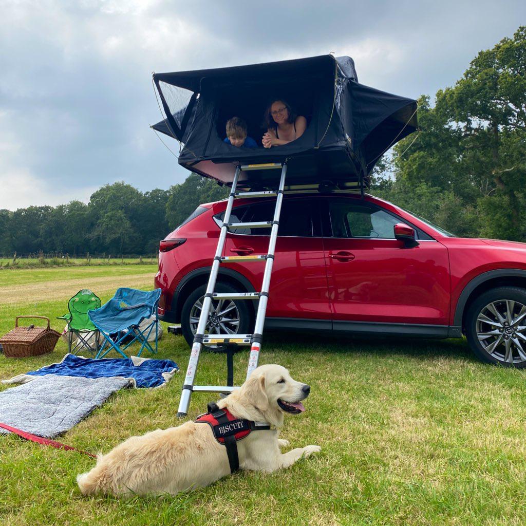 First time camping on top of the car r/camping
