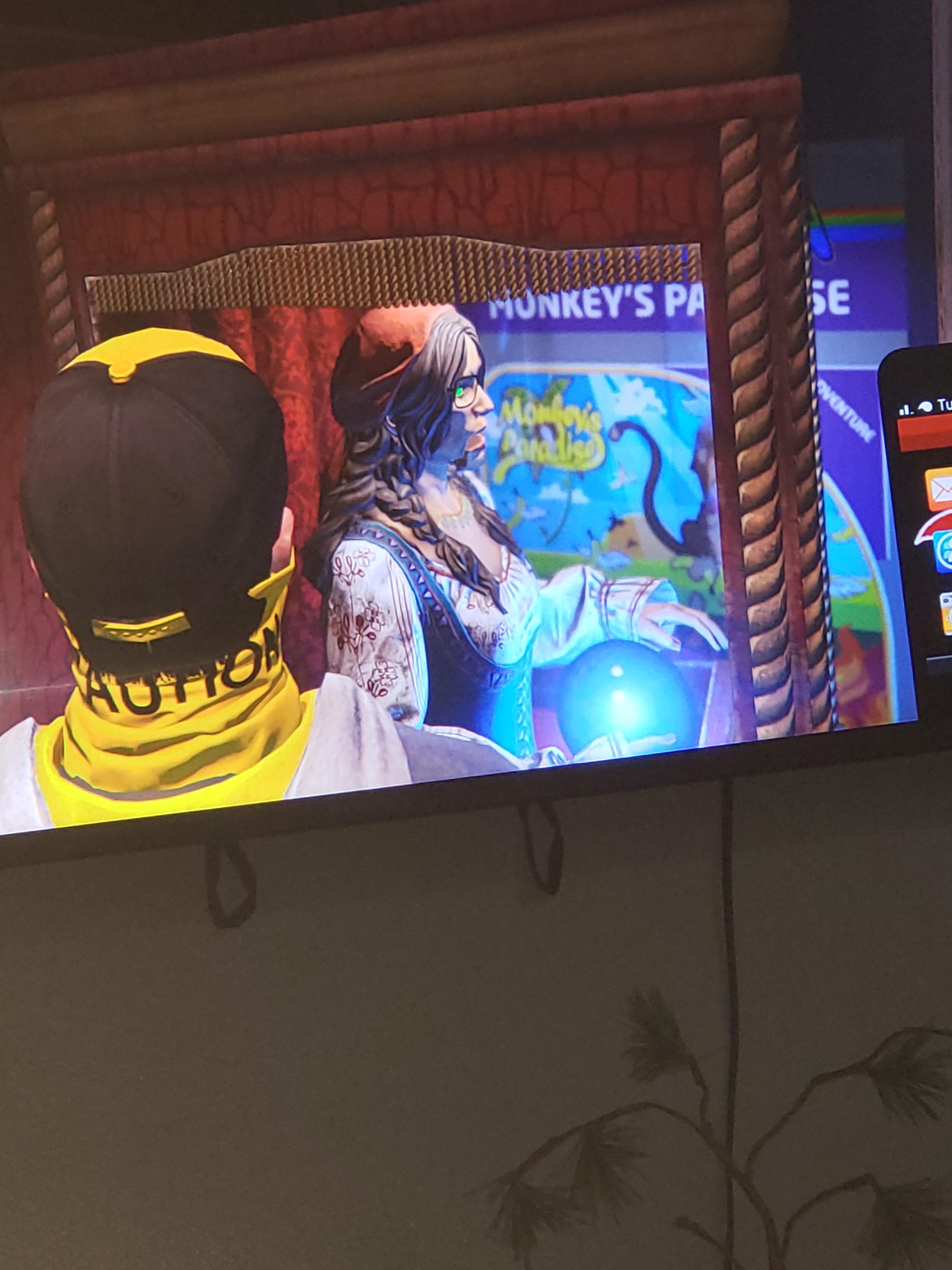 Found madam nazar in GTA as a fortune teller booth. New heist arcade