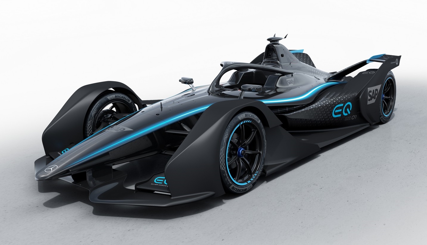 MercedesBenz "EQ Silver Arrow01" allelectric race car will compete