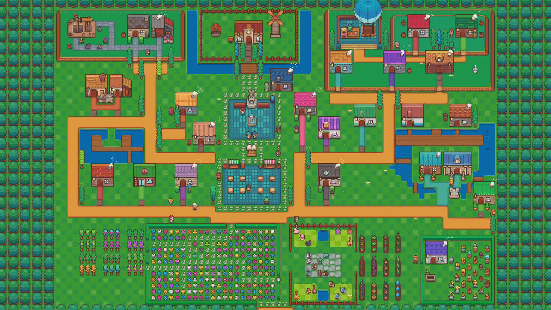 My town design. It also meets all villagers requirements. Most of the
