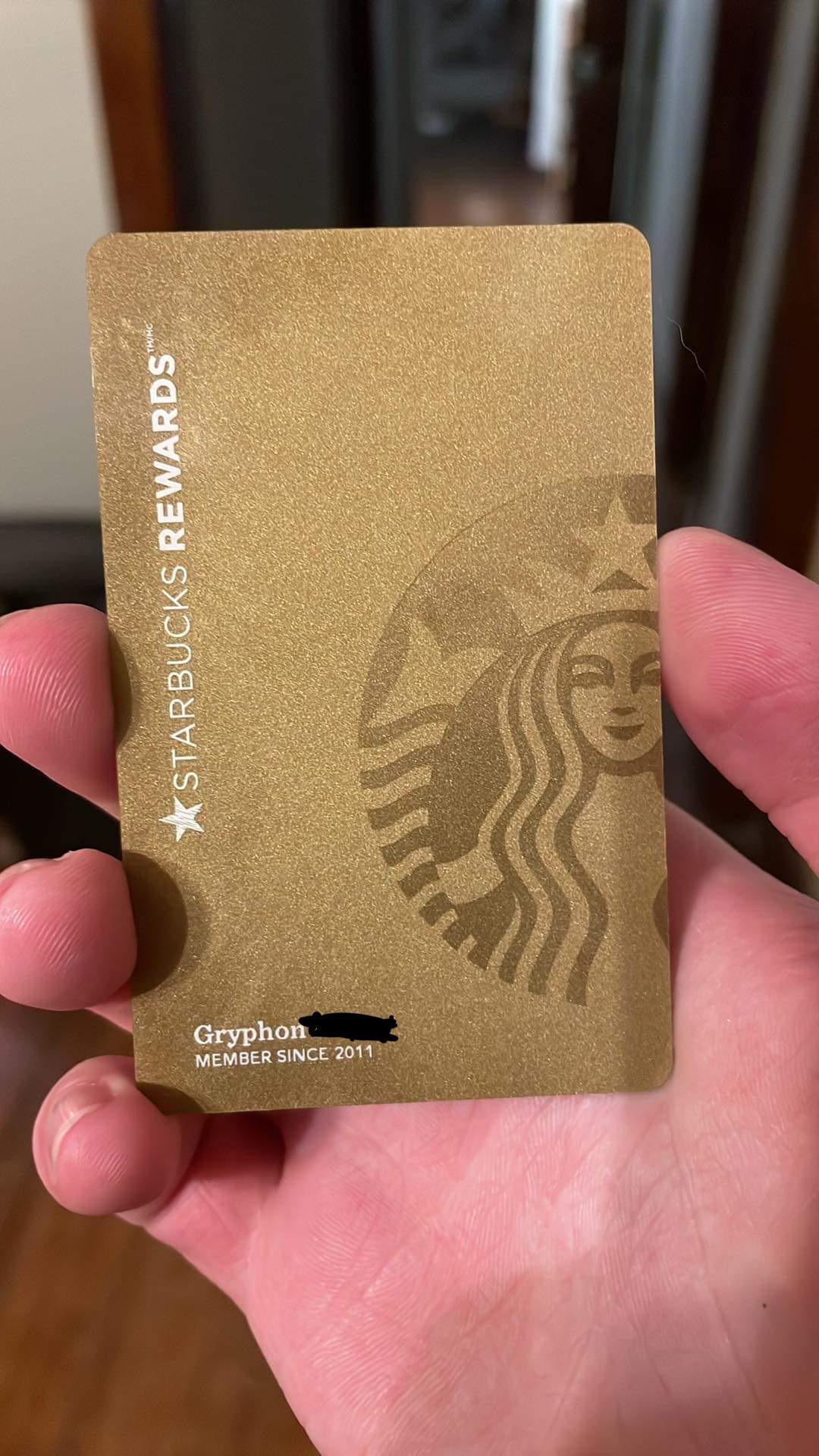 Starbucks Gold Card