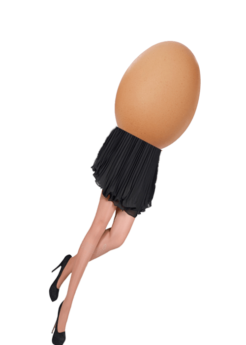 Pictures of eggs with legs