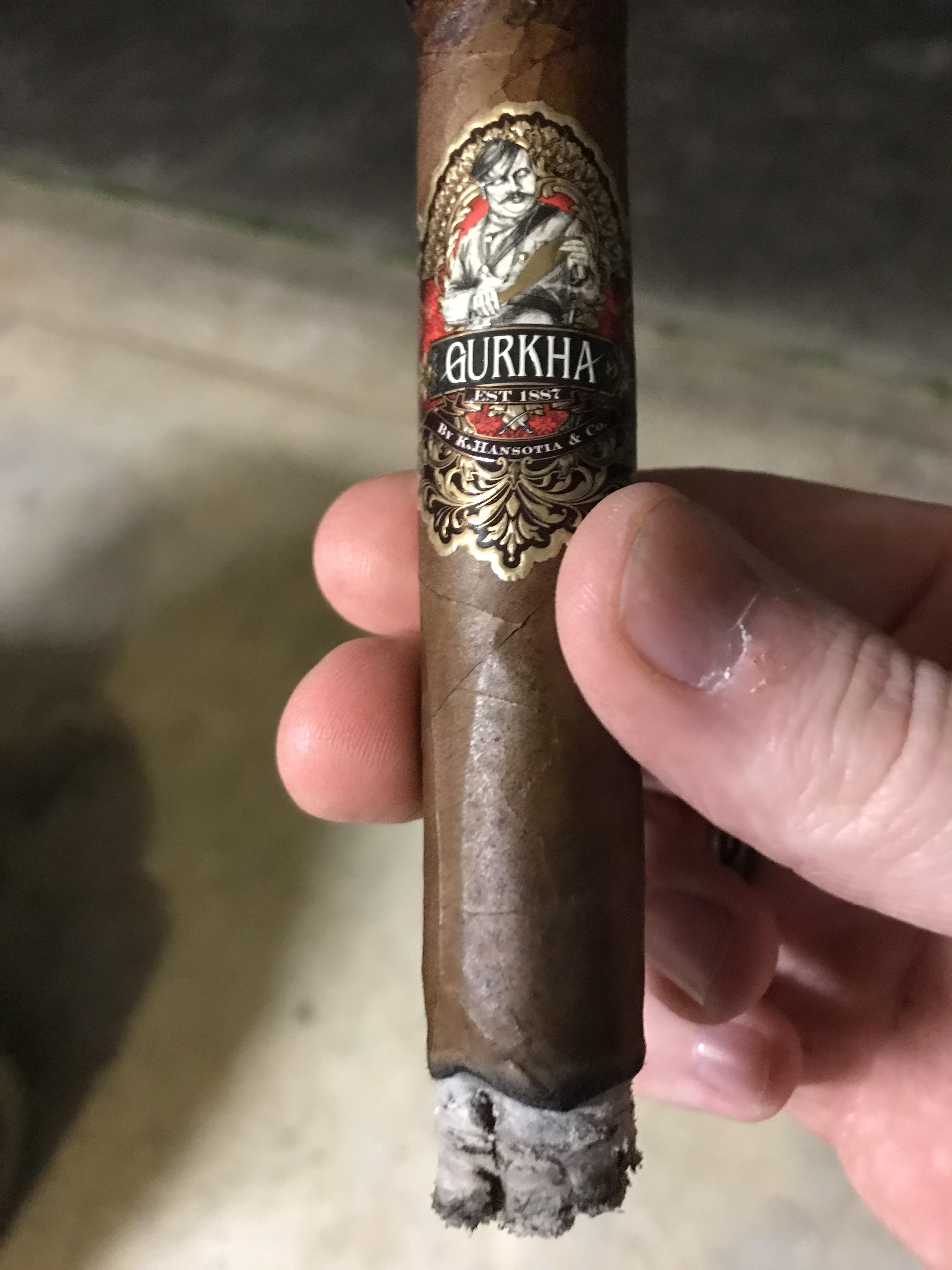 Found a delicious treat in my humidor, a Gurkha 125th anniversary