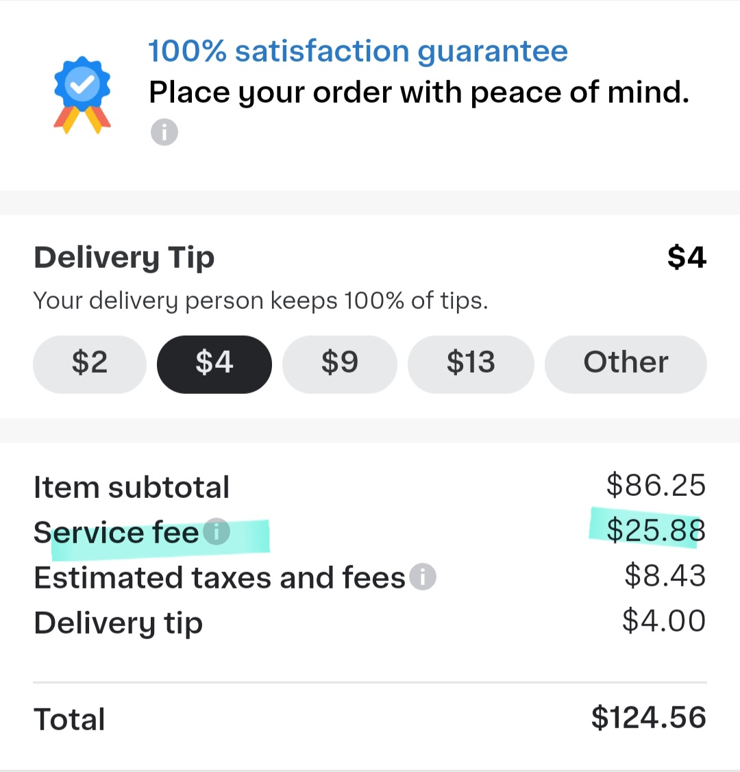 I haven't used Instacart in one a year, is this a typical service