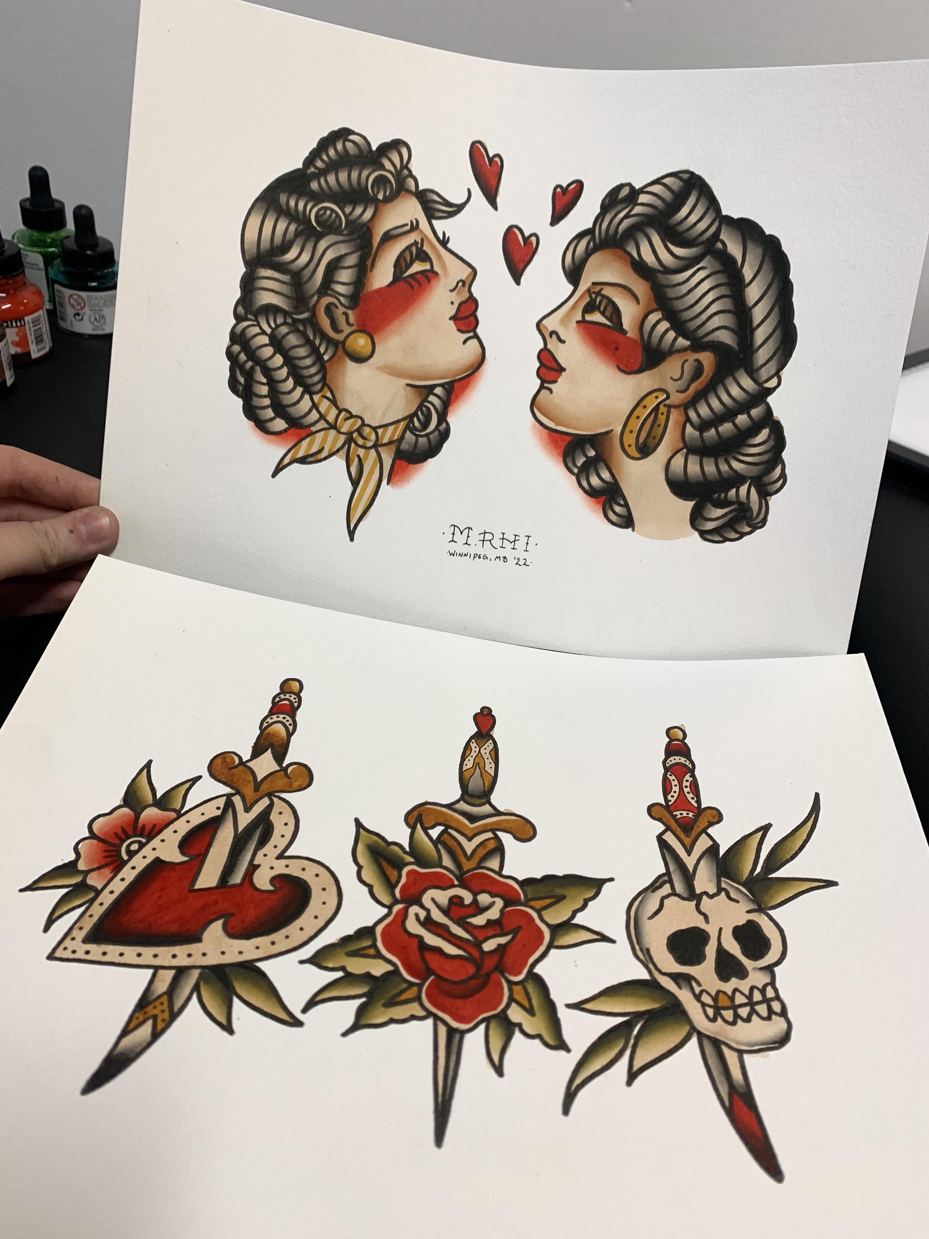 Two sheets I made today at the shop. Mackenzie Rhiannon, apprentice at