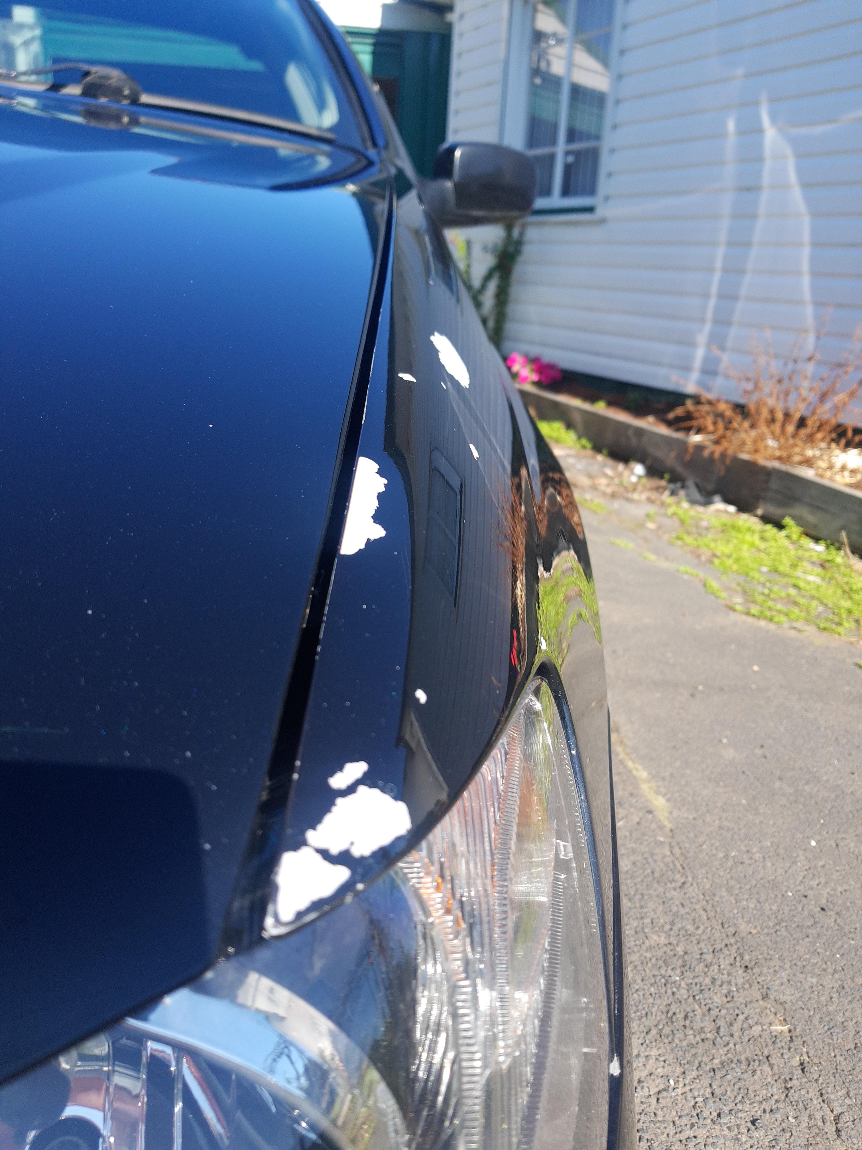 Paint peeling back to primer on a new pannel after two years, do I have