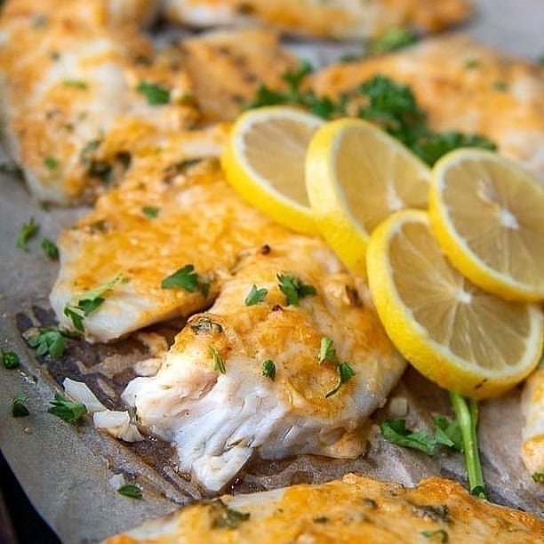 🐟Keto Baked Parmesan Crusted Tilapia FoodPorn