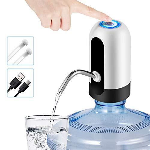 Rechargable 5gallon water jug pump. About 60 days of use on a single