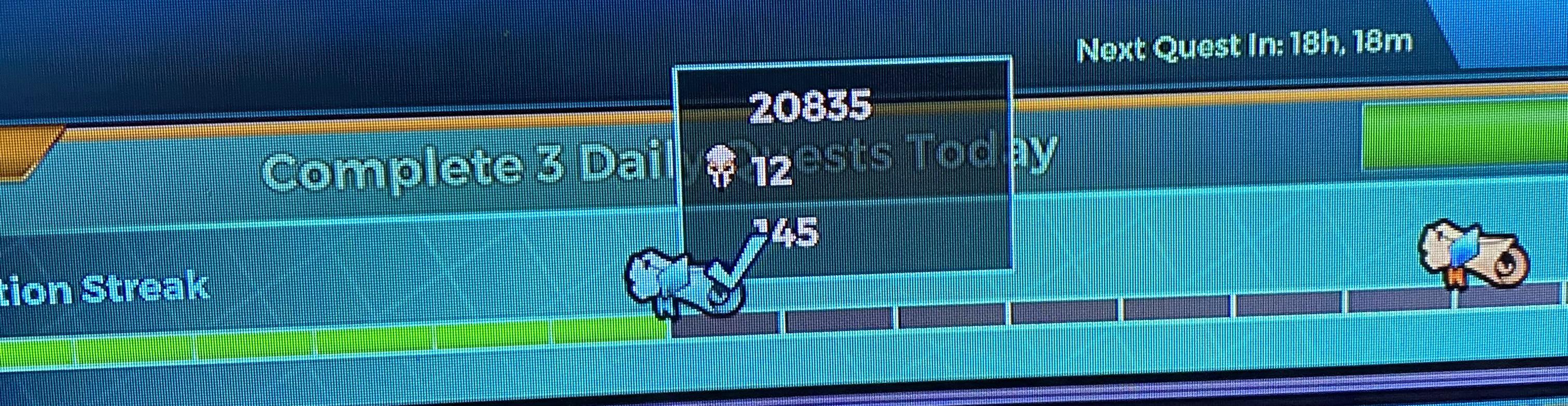 What do these symbols mean on the streak rewards? What am I getting as