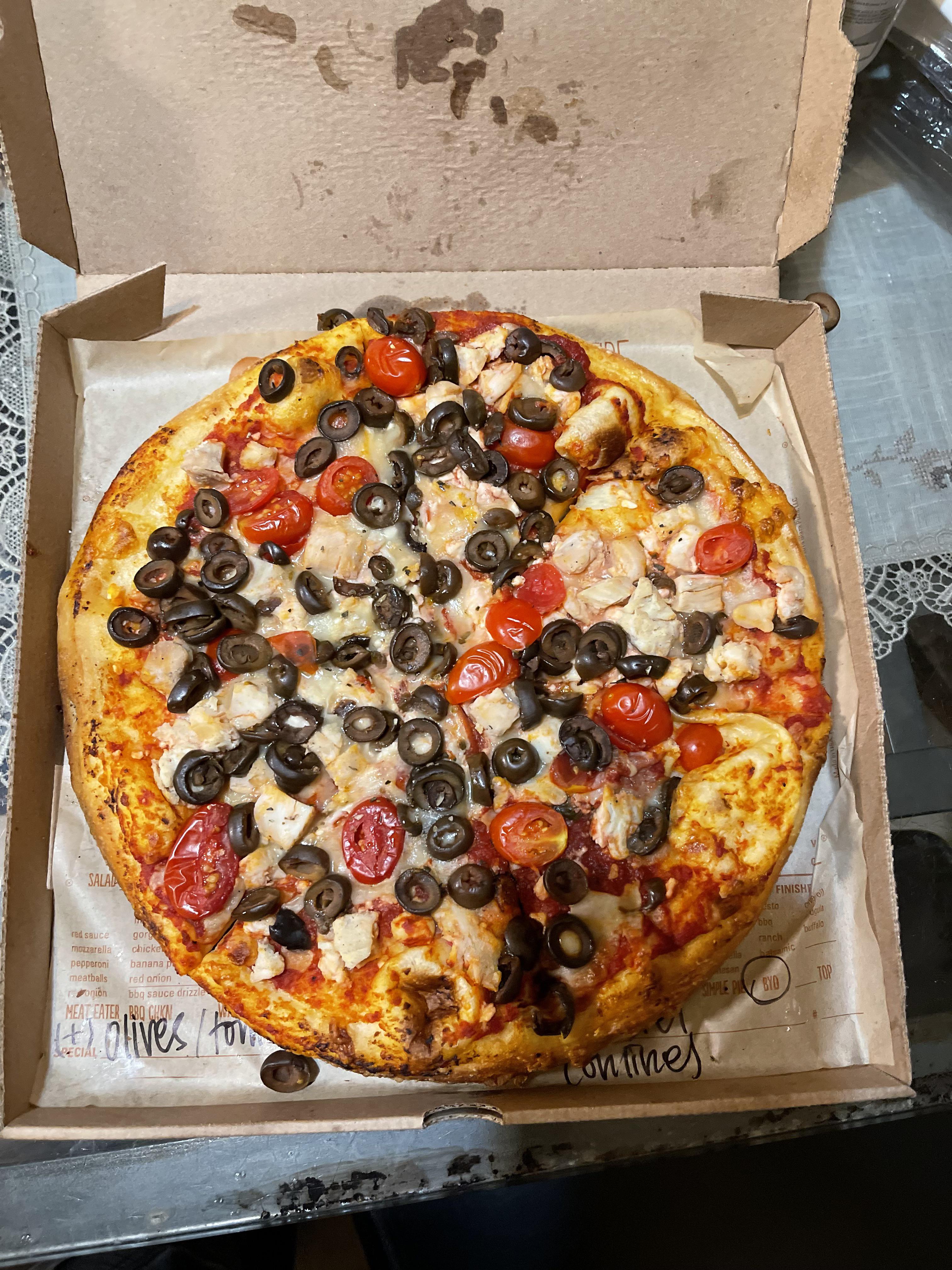 Y’all ever had blaze pizza for weight loss? Get the pie rise and it’s