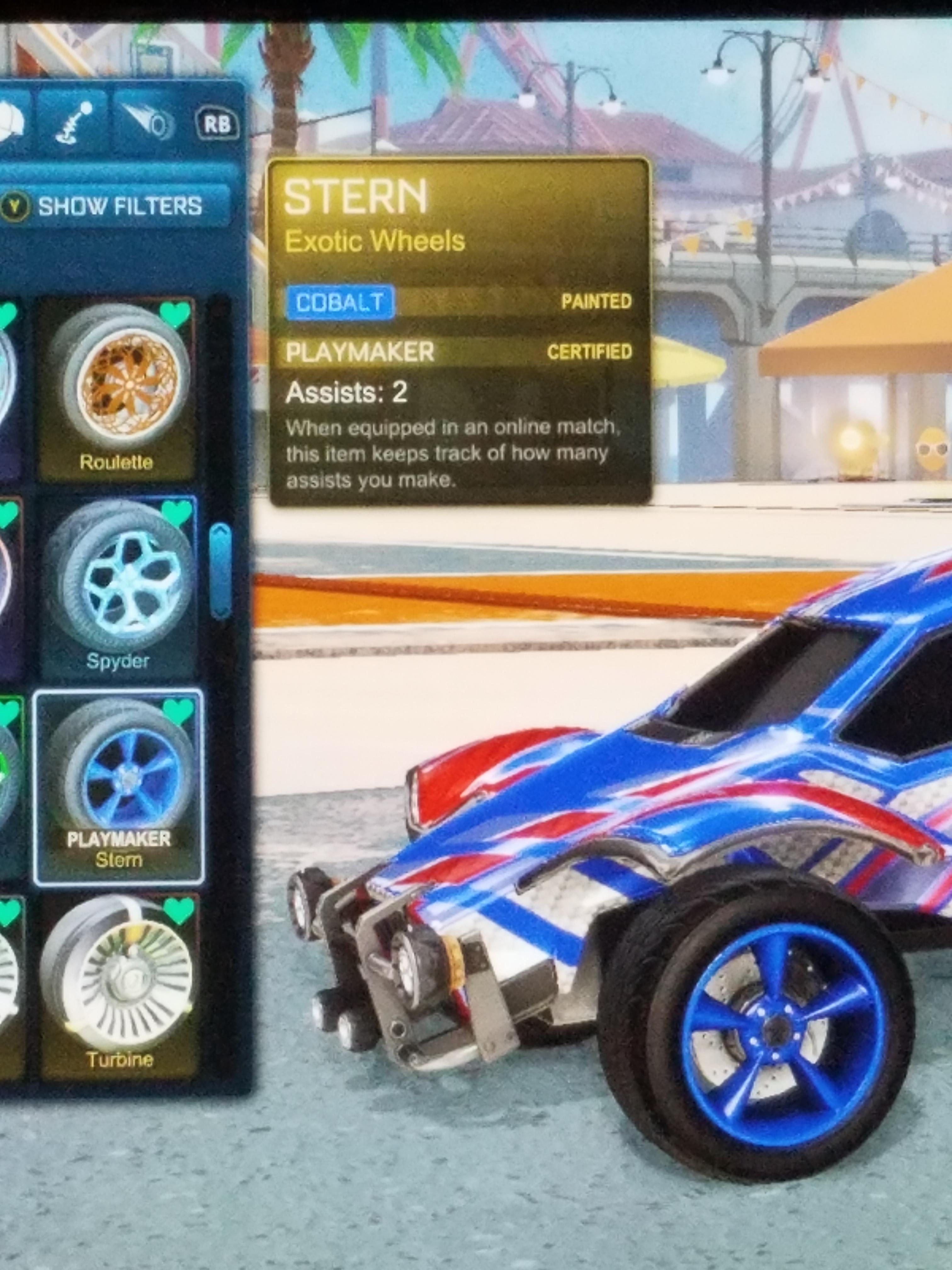 [Xbox] [H] Playmaker Cobalt Exotic Sterns [W] Offers r/rocket_league