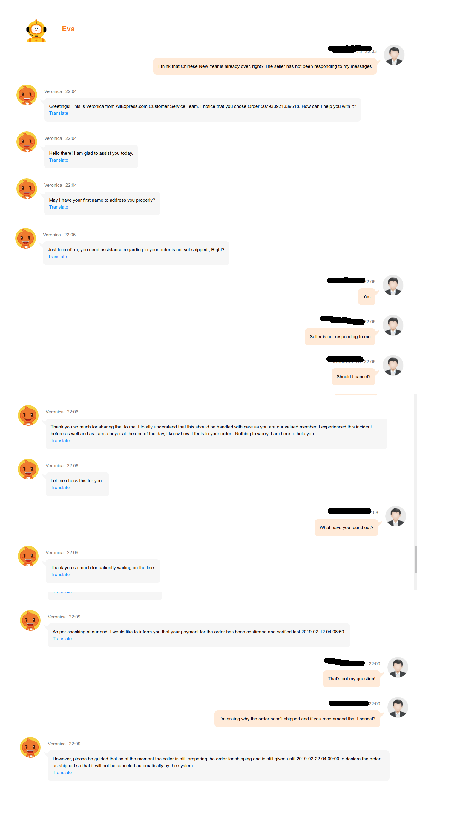 The joys of dealing with Aliexpress "support agents"! r/Aliexpress