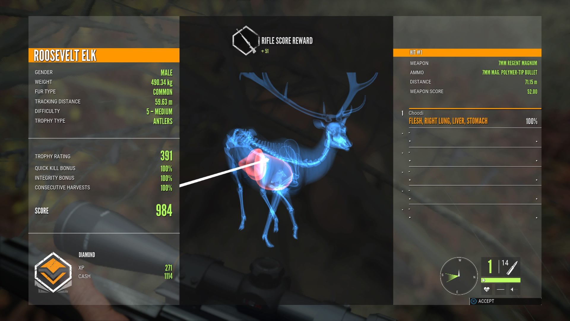 First diamond Roosevelt Elk. Taken at Layton Lake, Calburn. r/theHunter