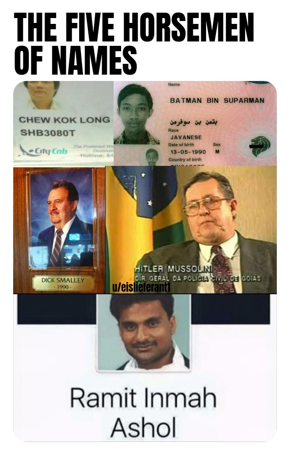 The best names ever memes