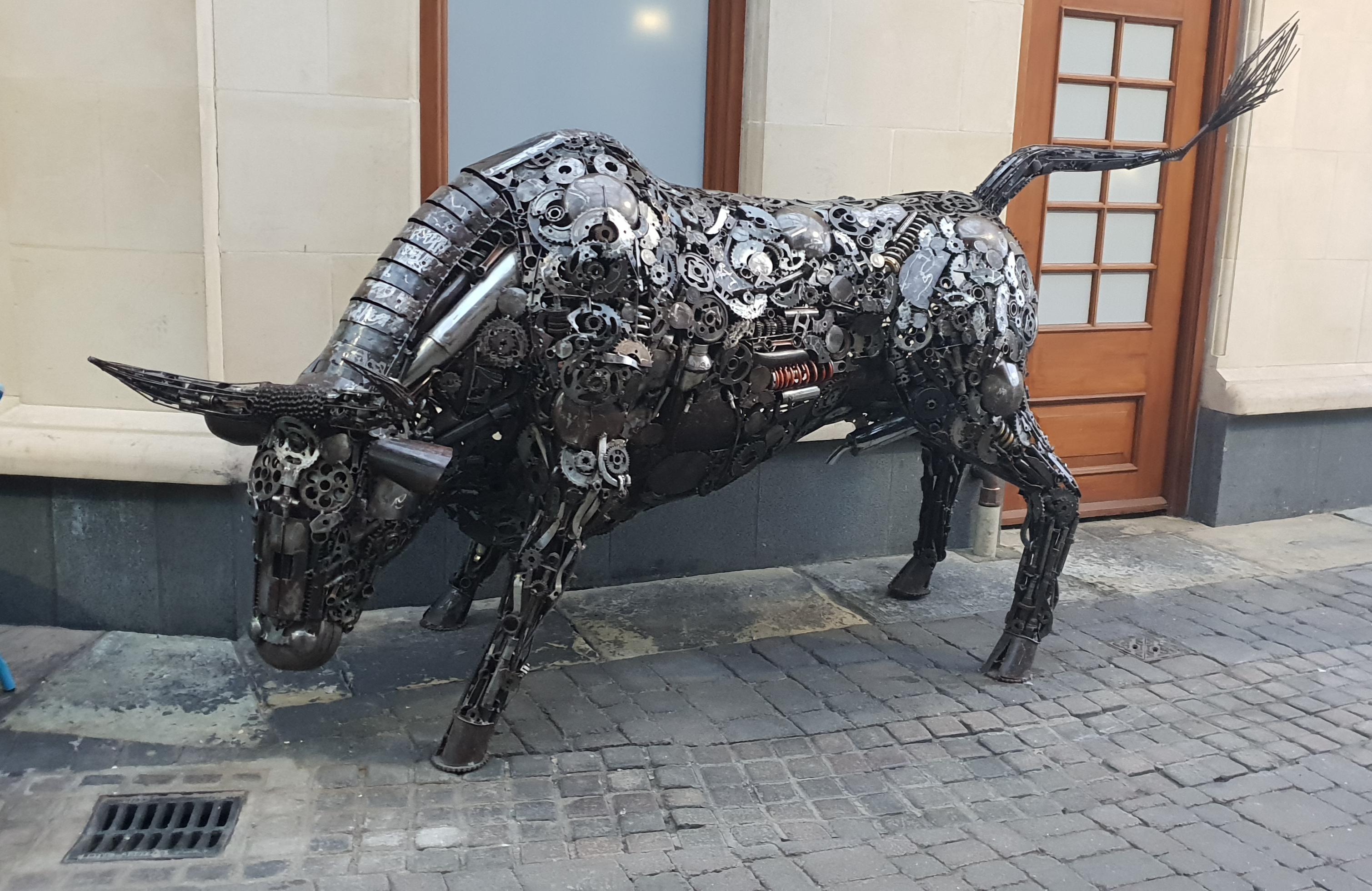 Saw this mechanical bull in town, thought it looked cool r/pics