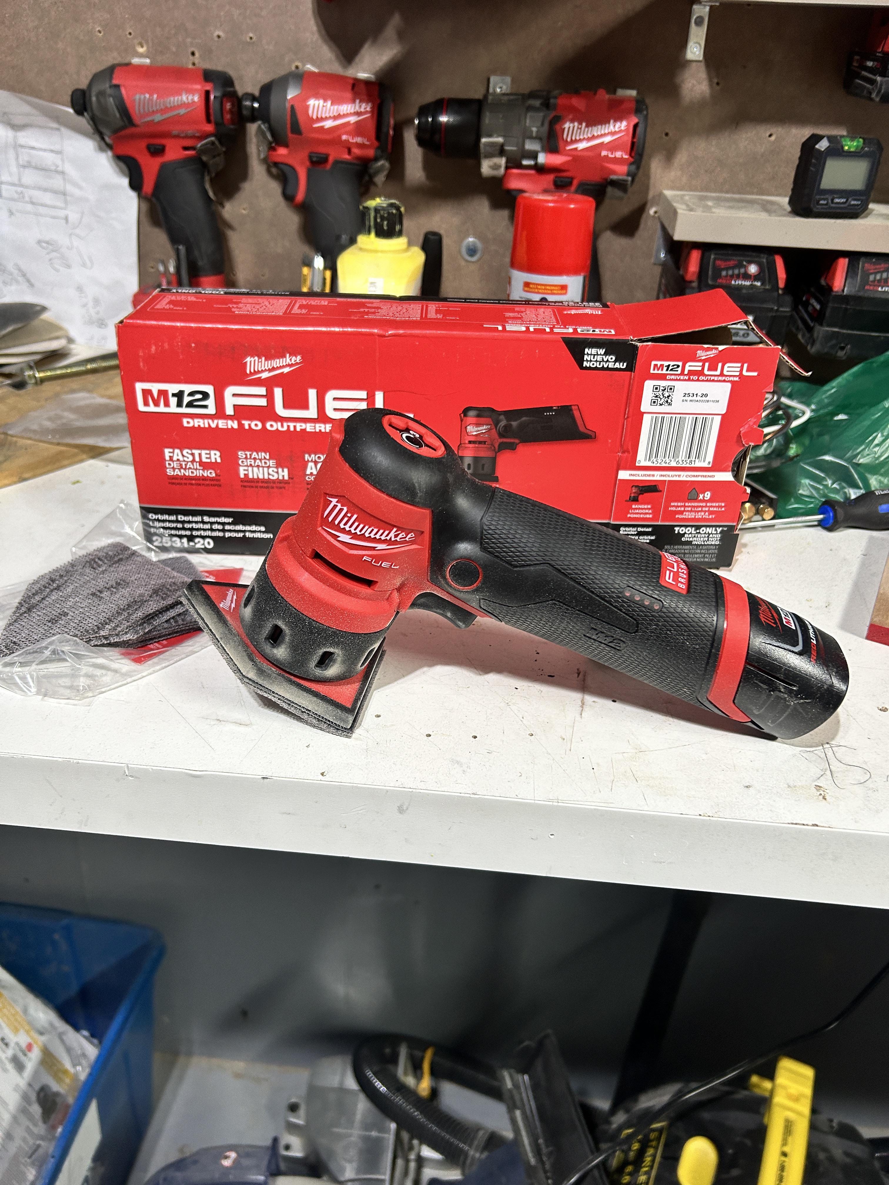 NTD! M12 Detail Sander r/MilwaukeeTool