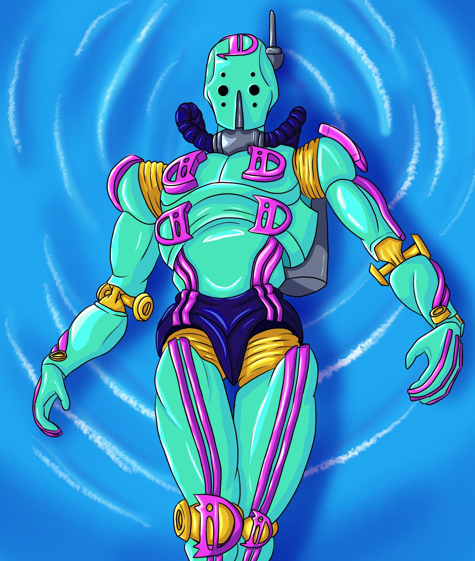 Practiced drawing diver down r/JojoFanart