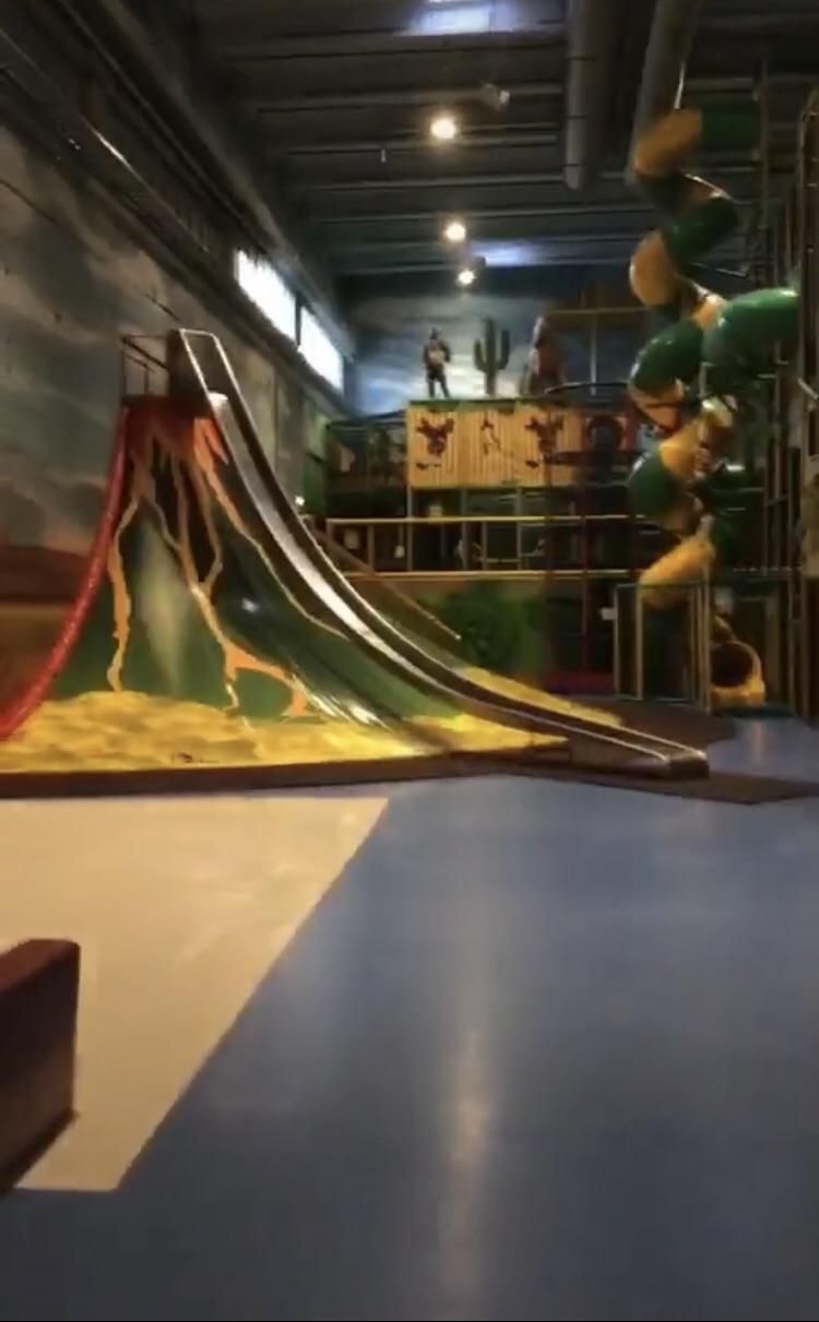 Indoor playground backrooms