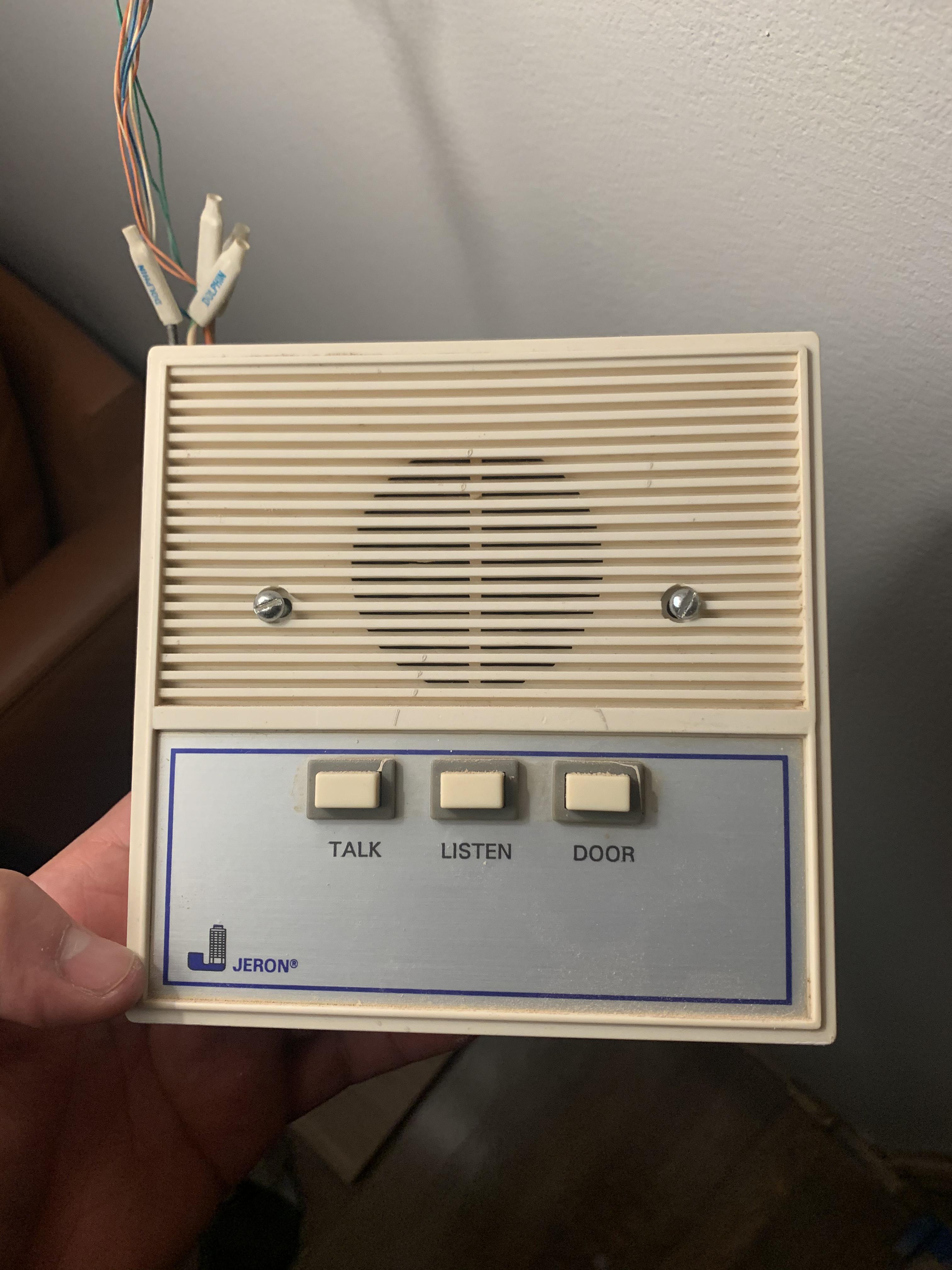 Any way to retrofit this old Jeron door buzzer so that I control it