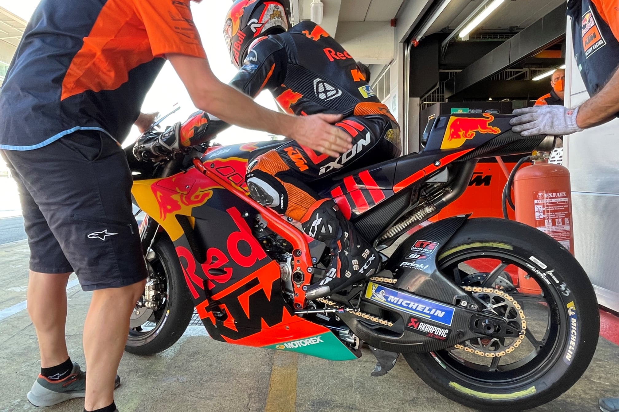2022 KTM MotoGP prototype at Catalunya test motogp