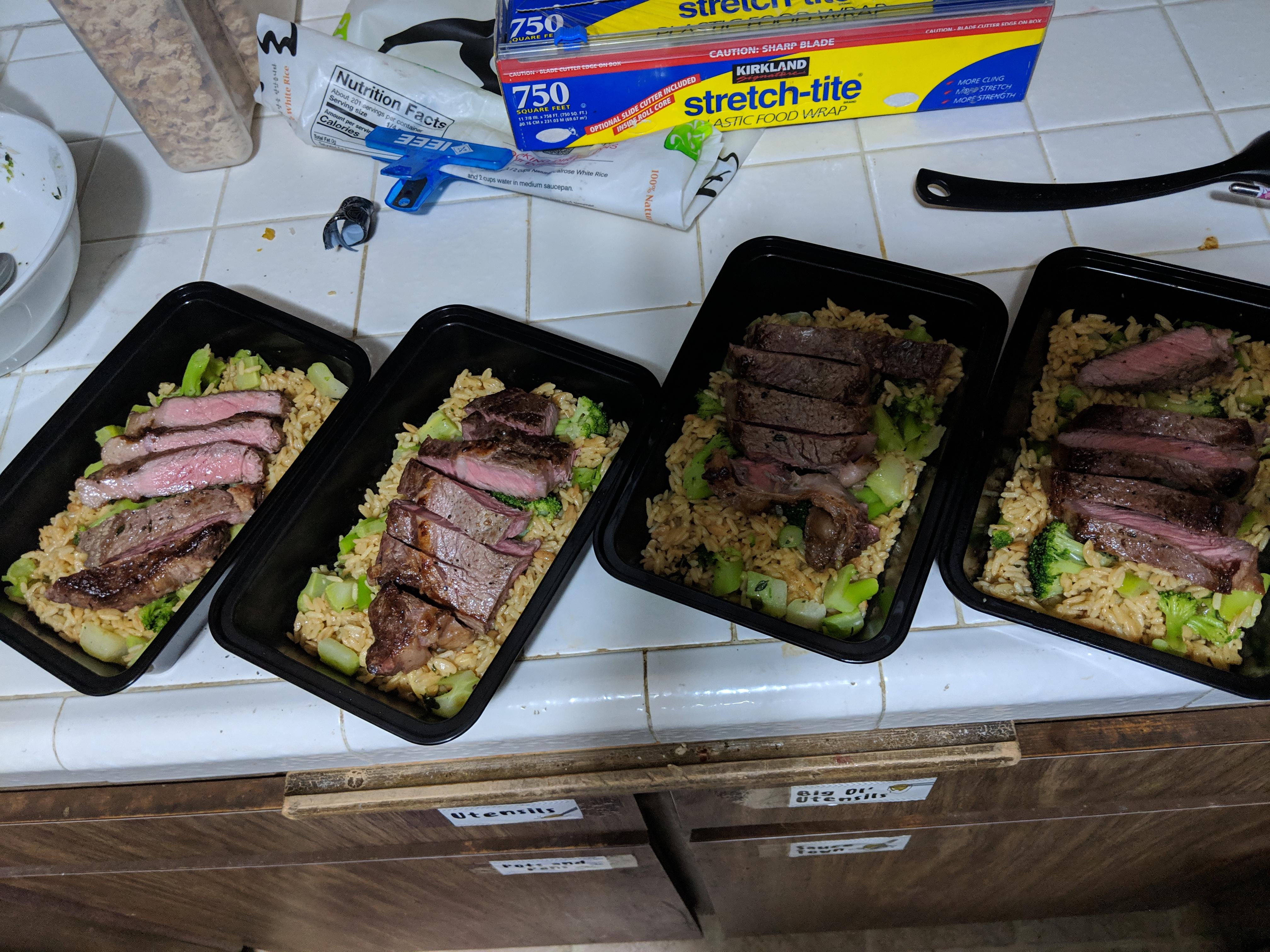 Finally decided to give this meal prep thing a try. Favorite so far was