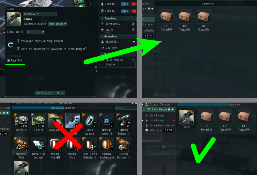 QoL Suggestion Ships+Fits hauling r/Eve