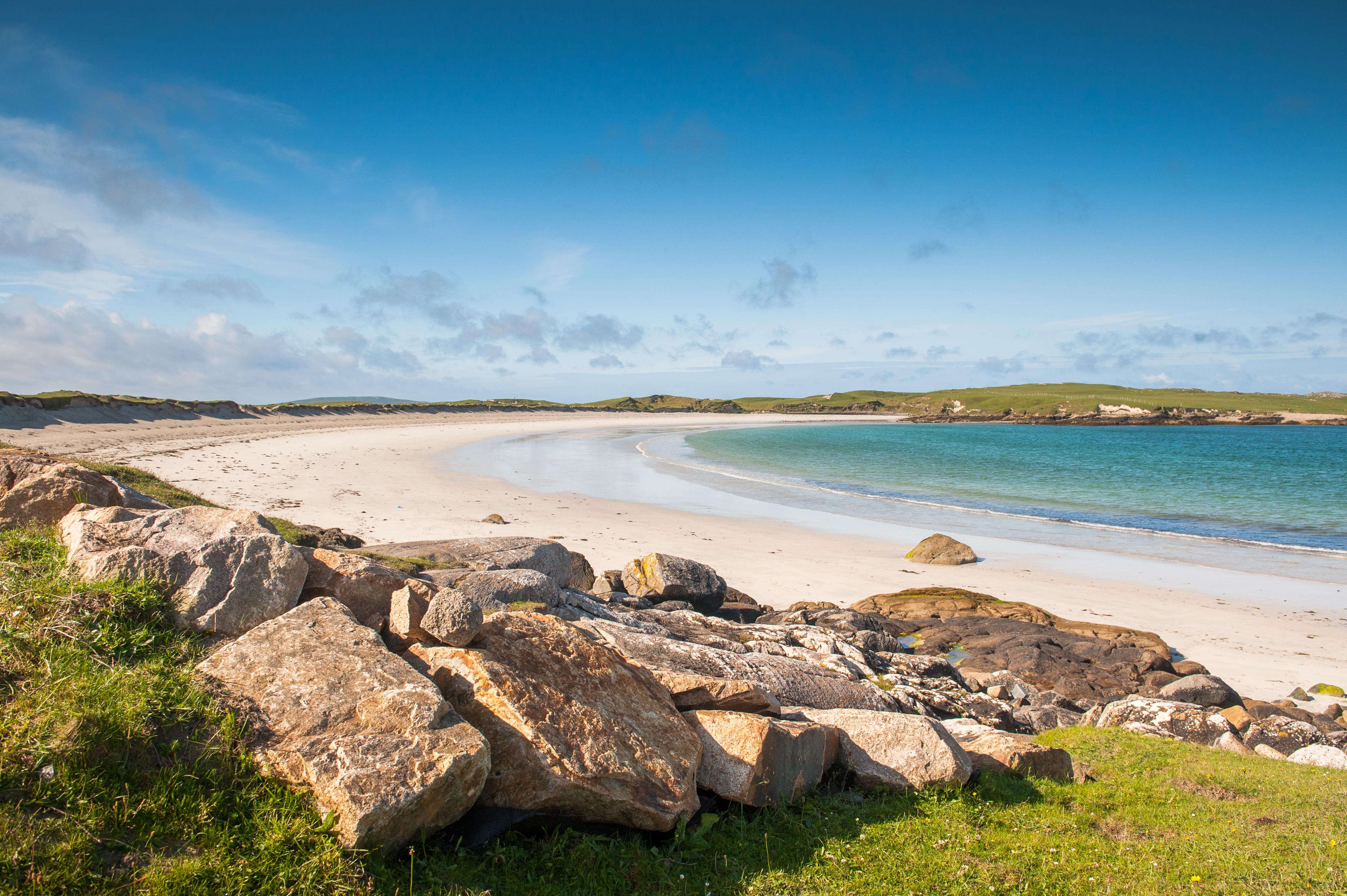 Dogs Bay Beach near Roundstone in Connemara, Ireland beach