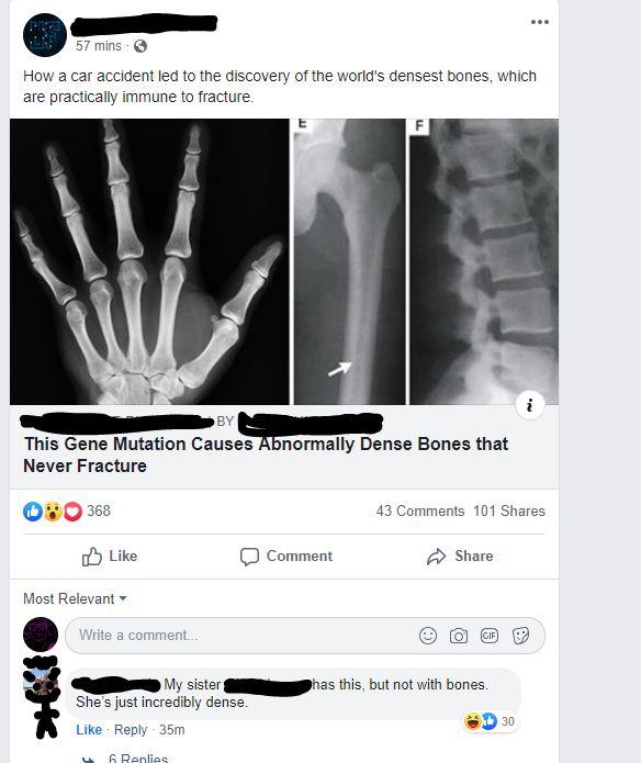 TIL simply calling someone dense is a rare, well thought out insult