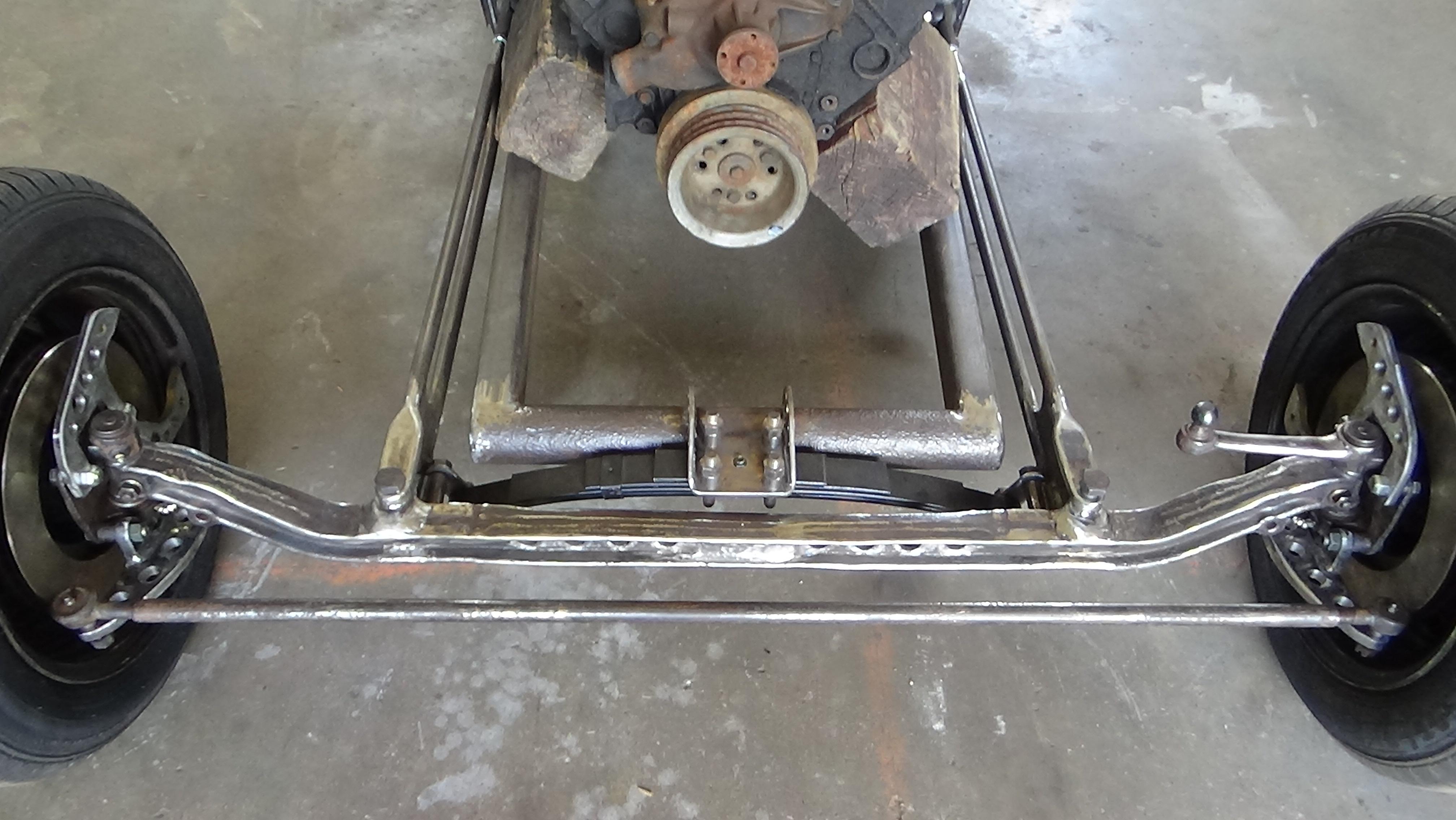 Still got to build a new upper steering arm to match the others! r/RatRod