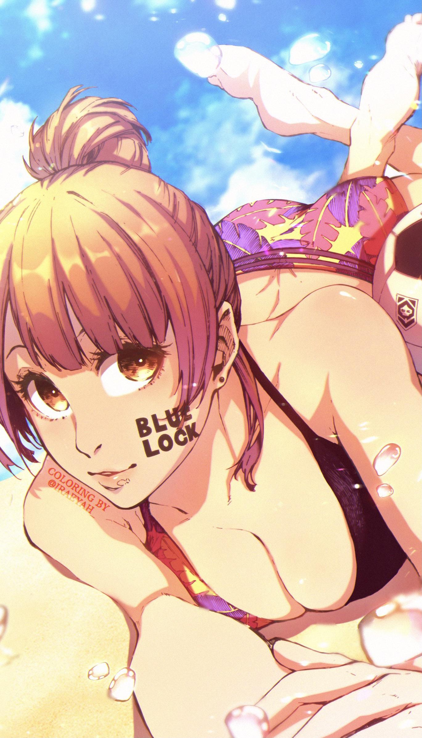 🏖Beach Beauty🏝 Anri Teieri [Blue Lock] (1369x2391) : Animewallpaper